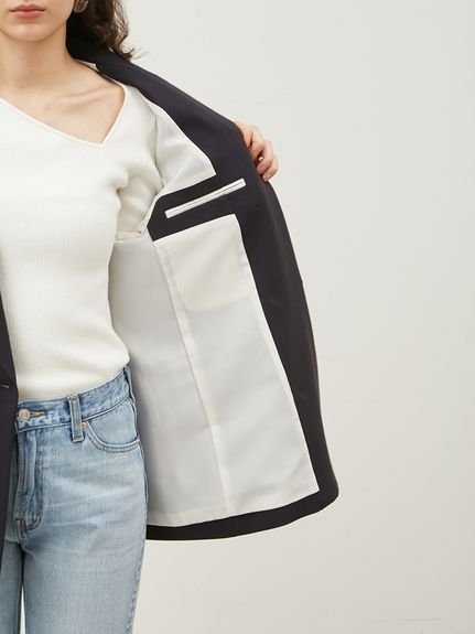 Mila Owen｜金釦ダブルブレストロングブレザー | Rakuten Fashion(楽天
