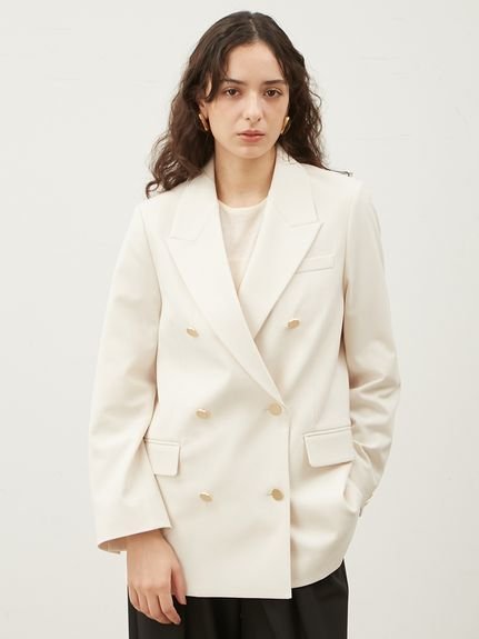 Mila Owen｜金釦ダブルブレストロングブレザー | Rakuten Fashion(楽天