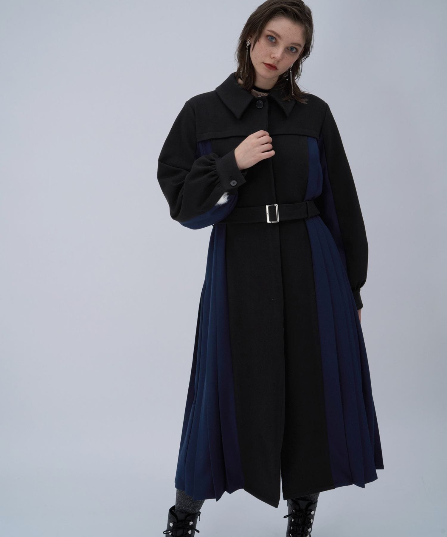 HARE｜ハイショクサイドプリーツコート | Rakuten Fashion(楽天