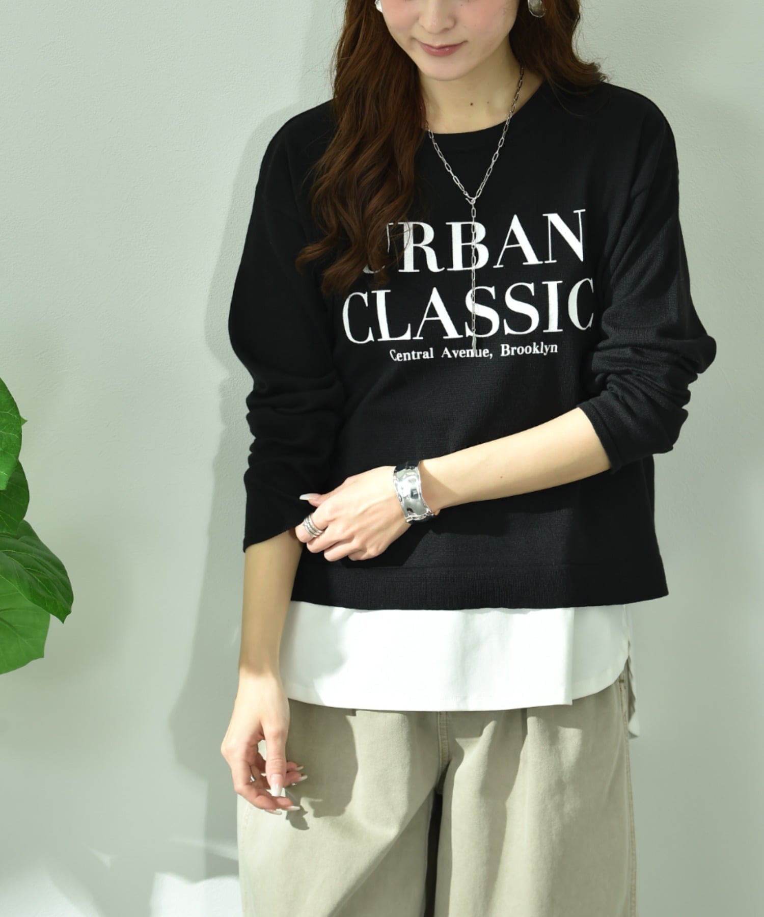 INTERPLANET｜ロゴニットプルオーバー | Rakuten Fashion(楽天