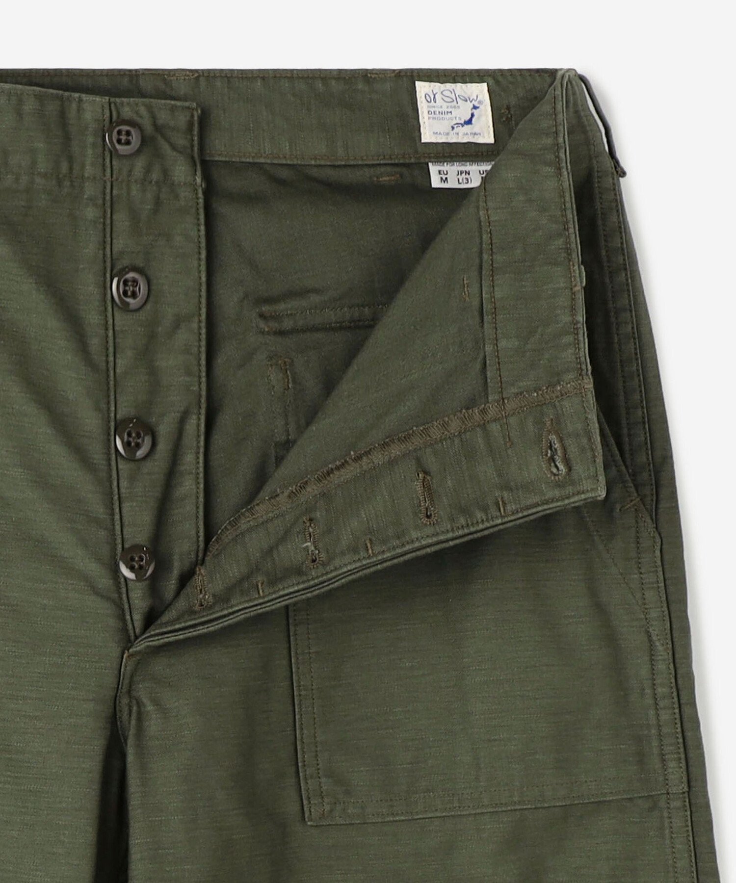 Bshop｜orSlow | バックサテン ファティーグパンツ MEN | Rakuten