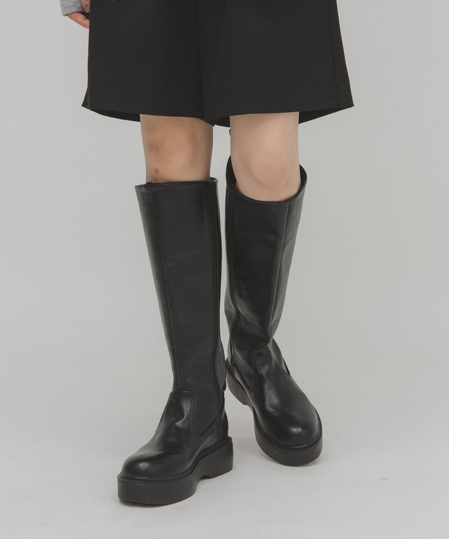 KBF｜プラットフォームロングブーツ | Rakuten Fashion(楽天