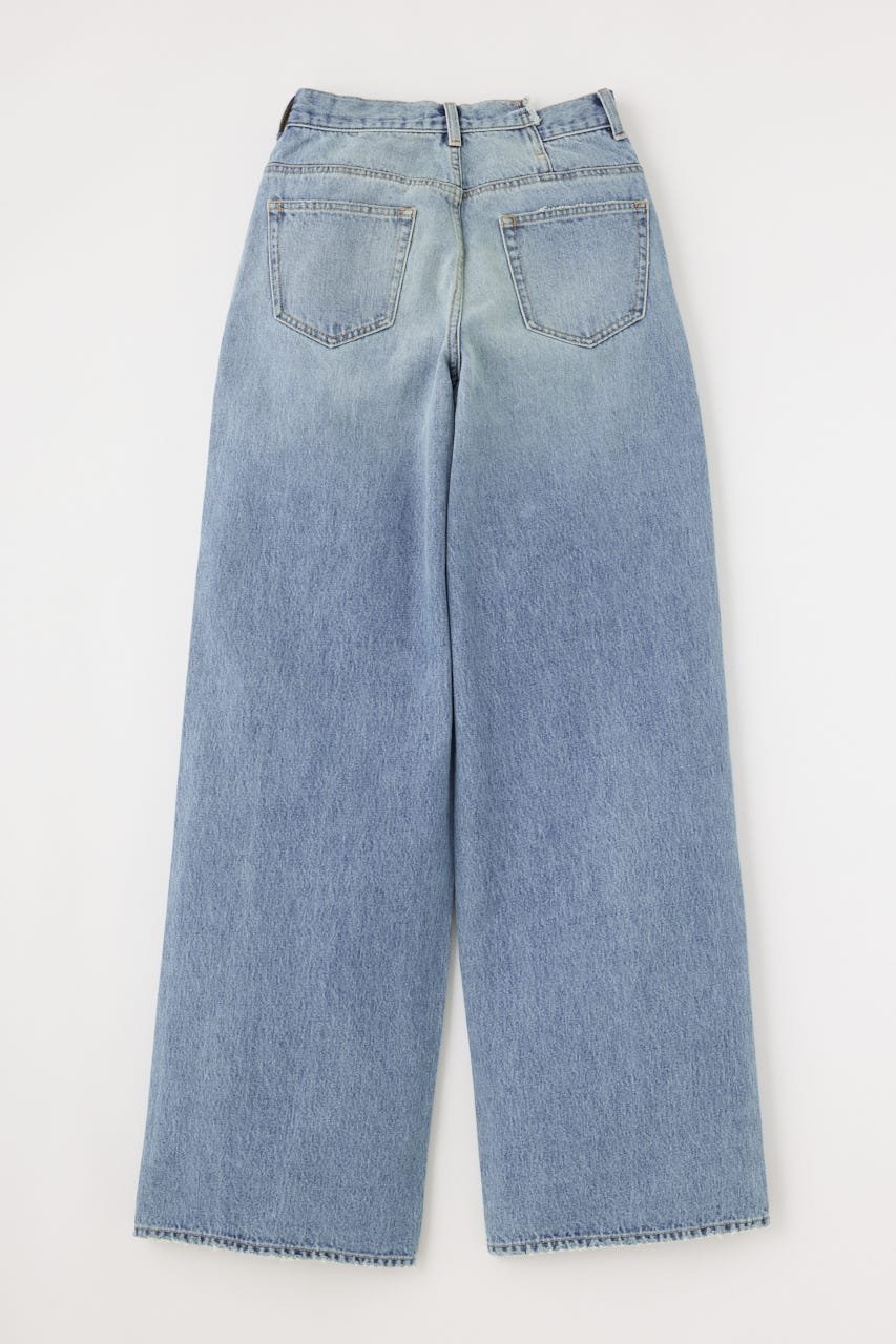 moussy｜CROSS WAIST WIDE STRAIGHT | Rakuten Fashion(楽天