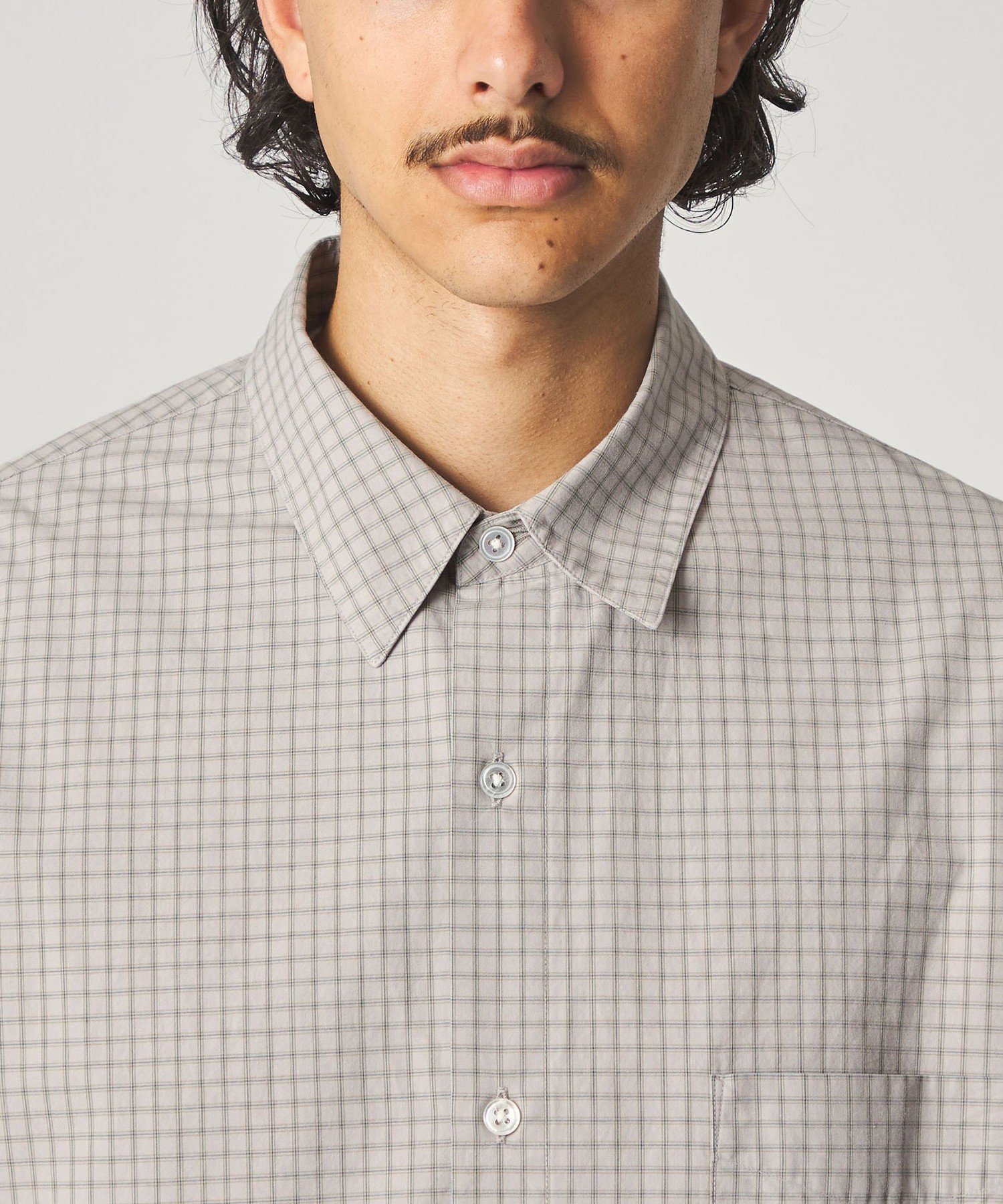 新品 Steven Alan ポプリン グラフチェック レギュラーカラー シャツ BEAUTY&YOUTH UNITED ARROWS｜<Steven Alan> ポプリン グラフチェック