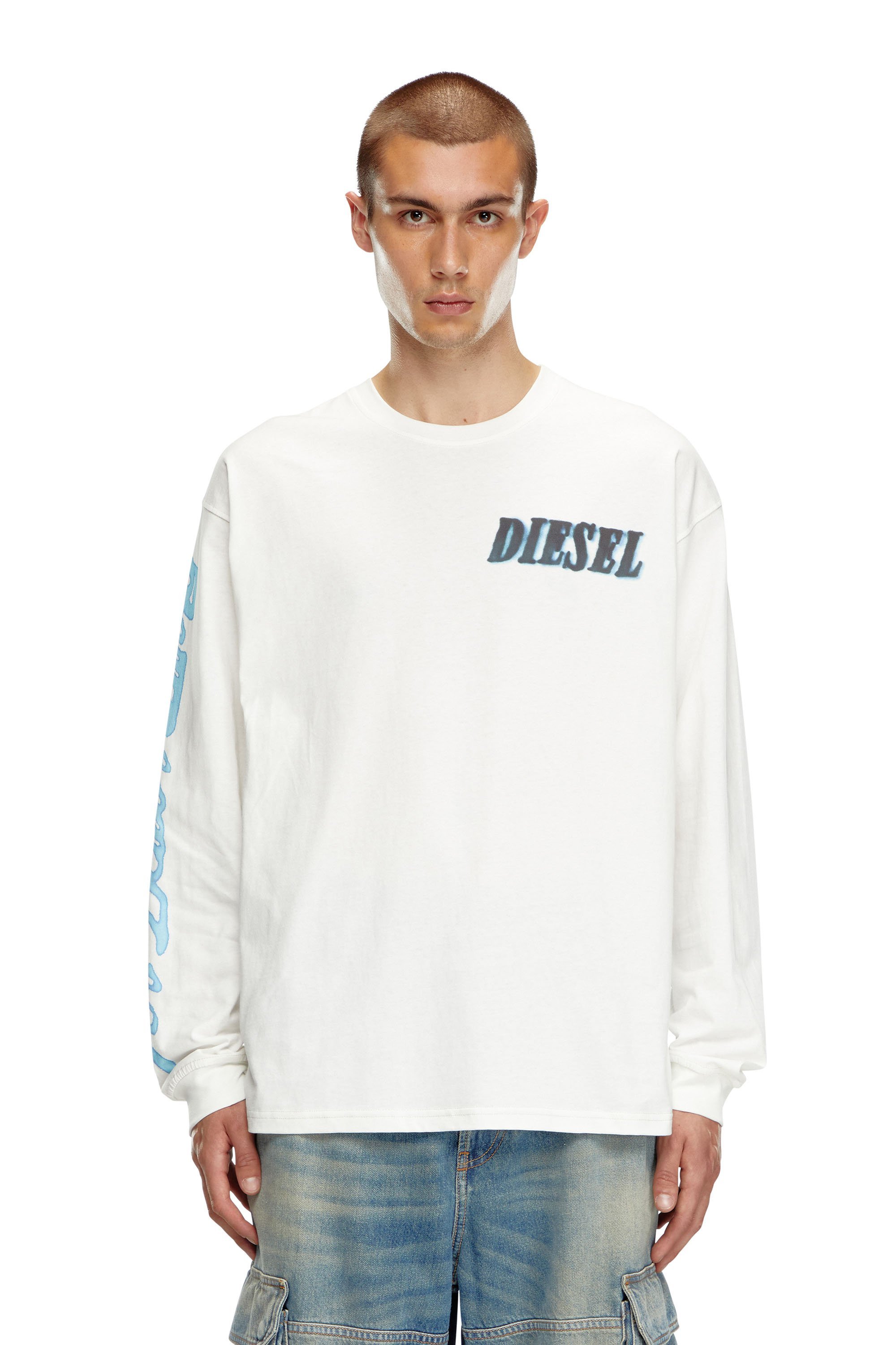 DIESEL｜メンズ Tシャツ 長袖 グラフィック | Rakuten Fashion(楽天