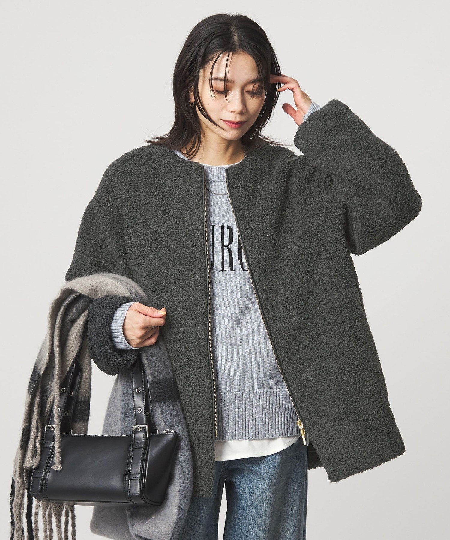 UNITED ARROWS green label relaxing｜[size SHORTあり]ボア ノー