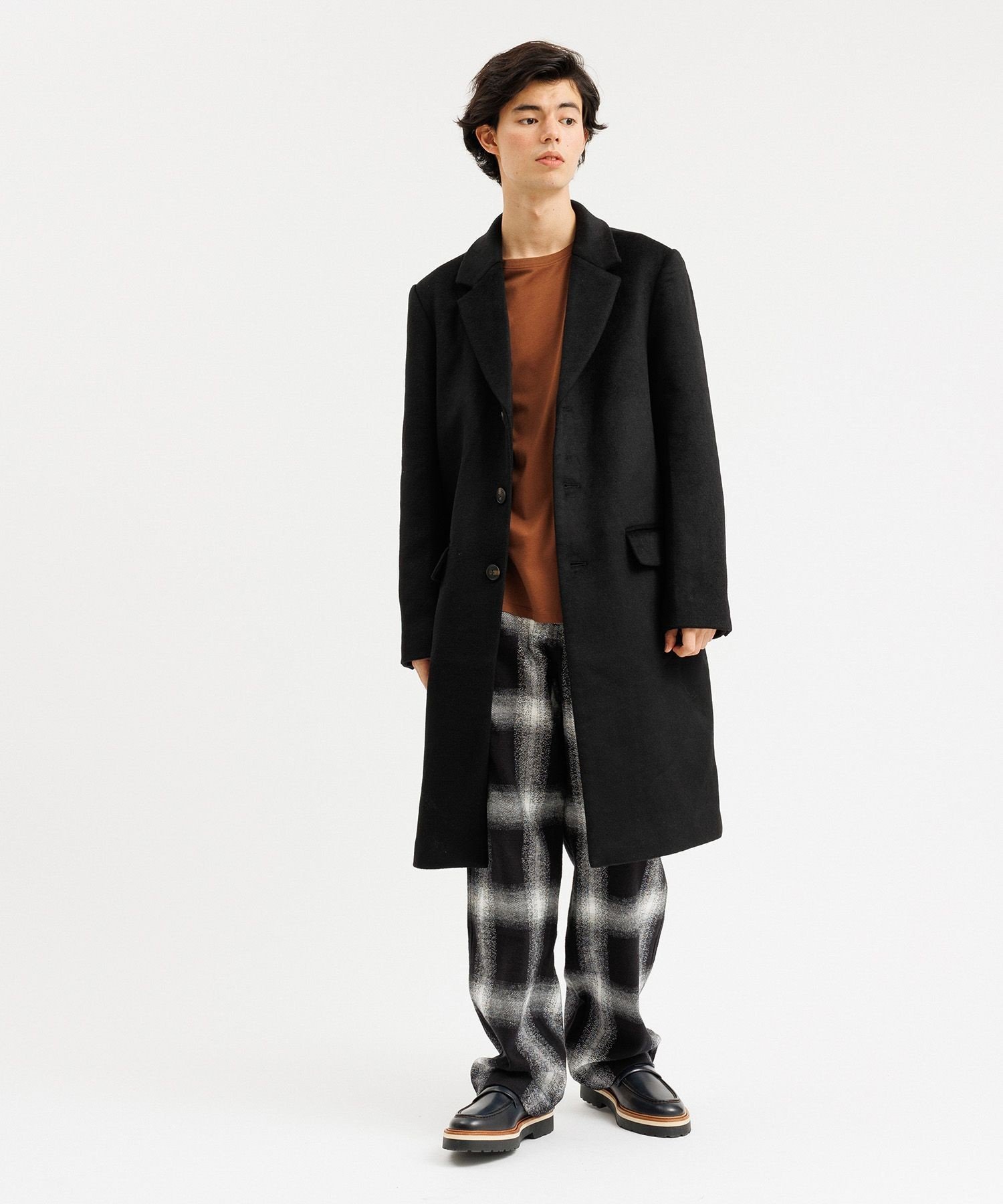 Saturdays NYC｜MORGAN PLAID OVERCOAT | Rakuten Fashion(楽天