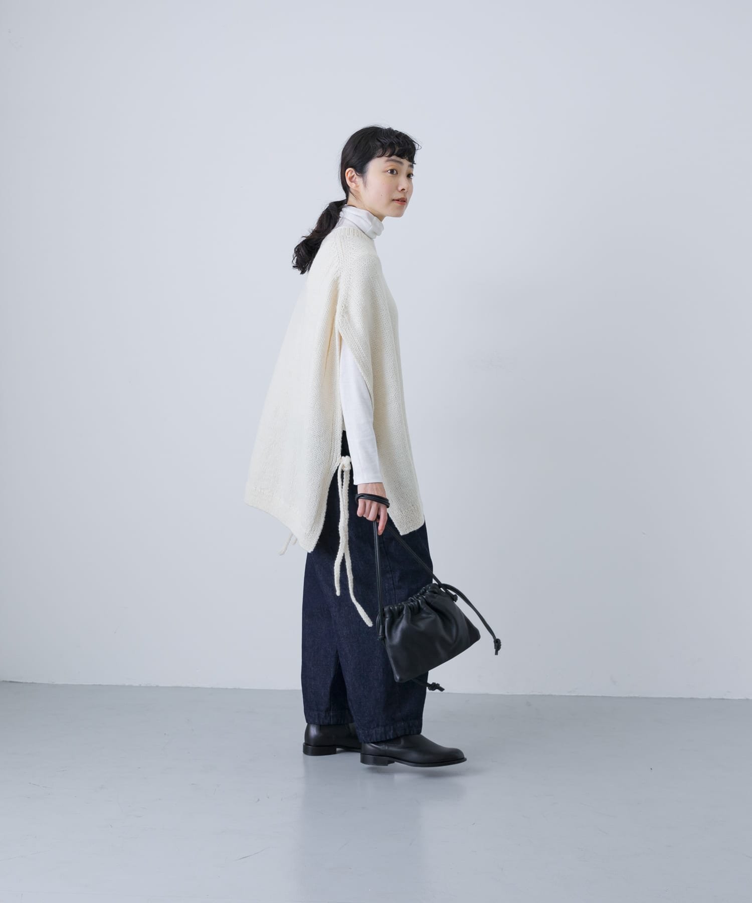 かぐれ｜ペルーワイドニットベスト | Rakuten Fashion(楽天