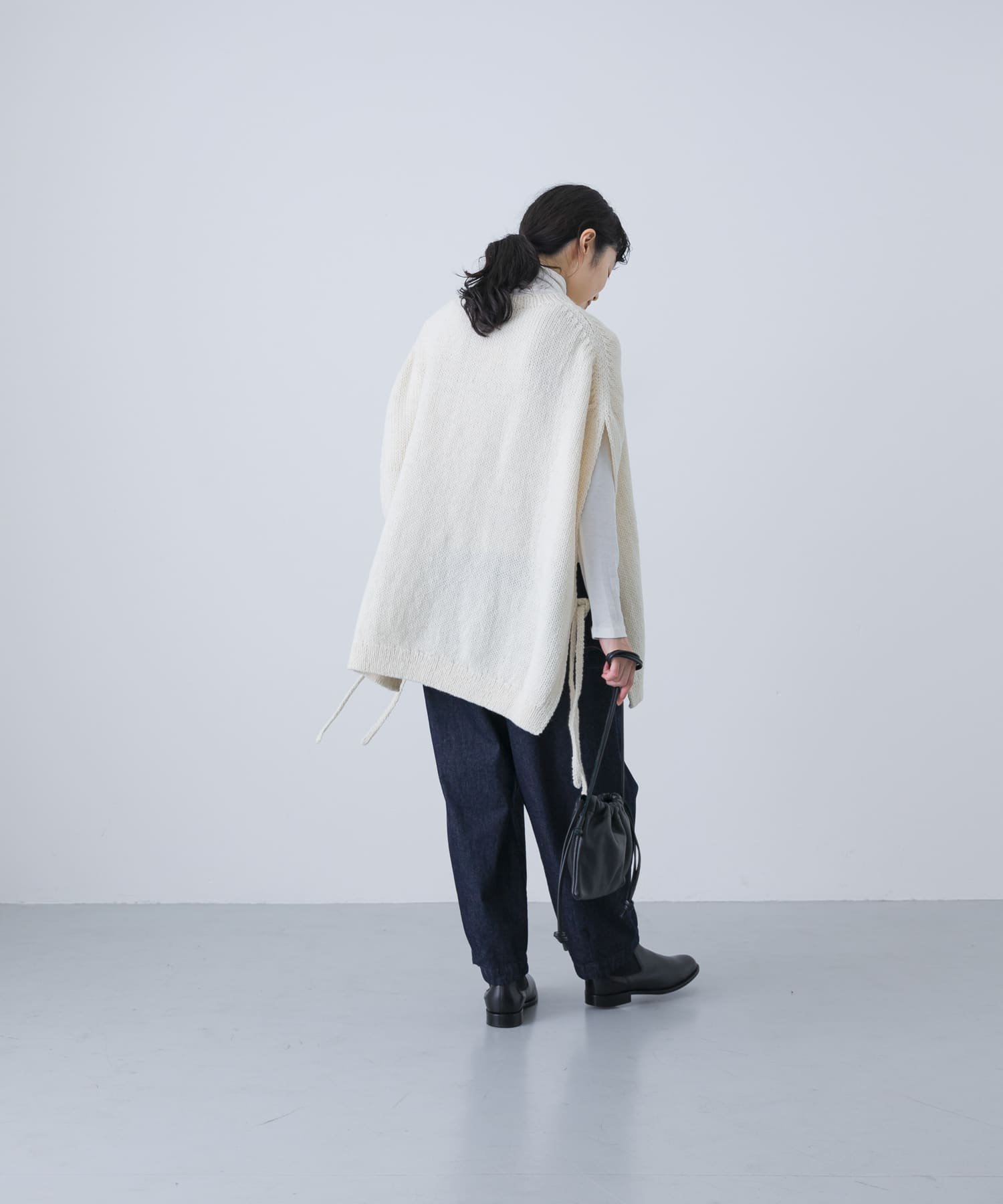 かぐれ｜ペルーワイドニットベスト | Rakuten Fashion(楽天
