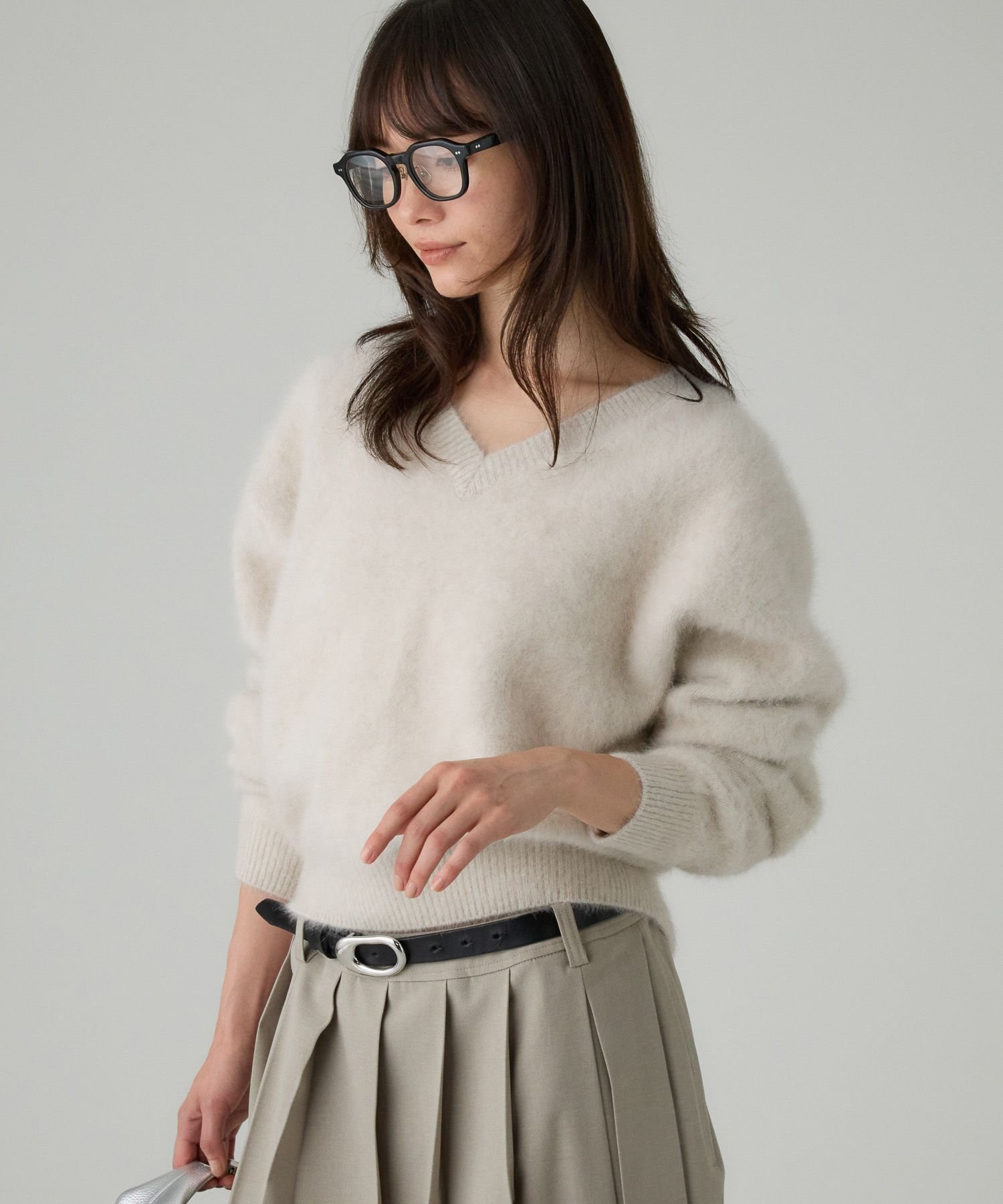 BABYLONE｜FOXカシミヤ2WAYプルオーバー | Rakuten Fashion(楽天