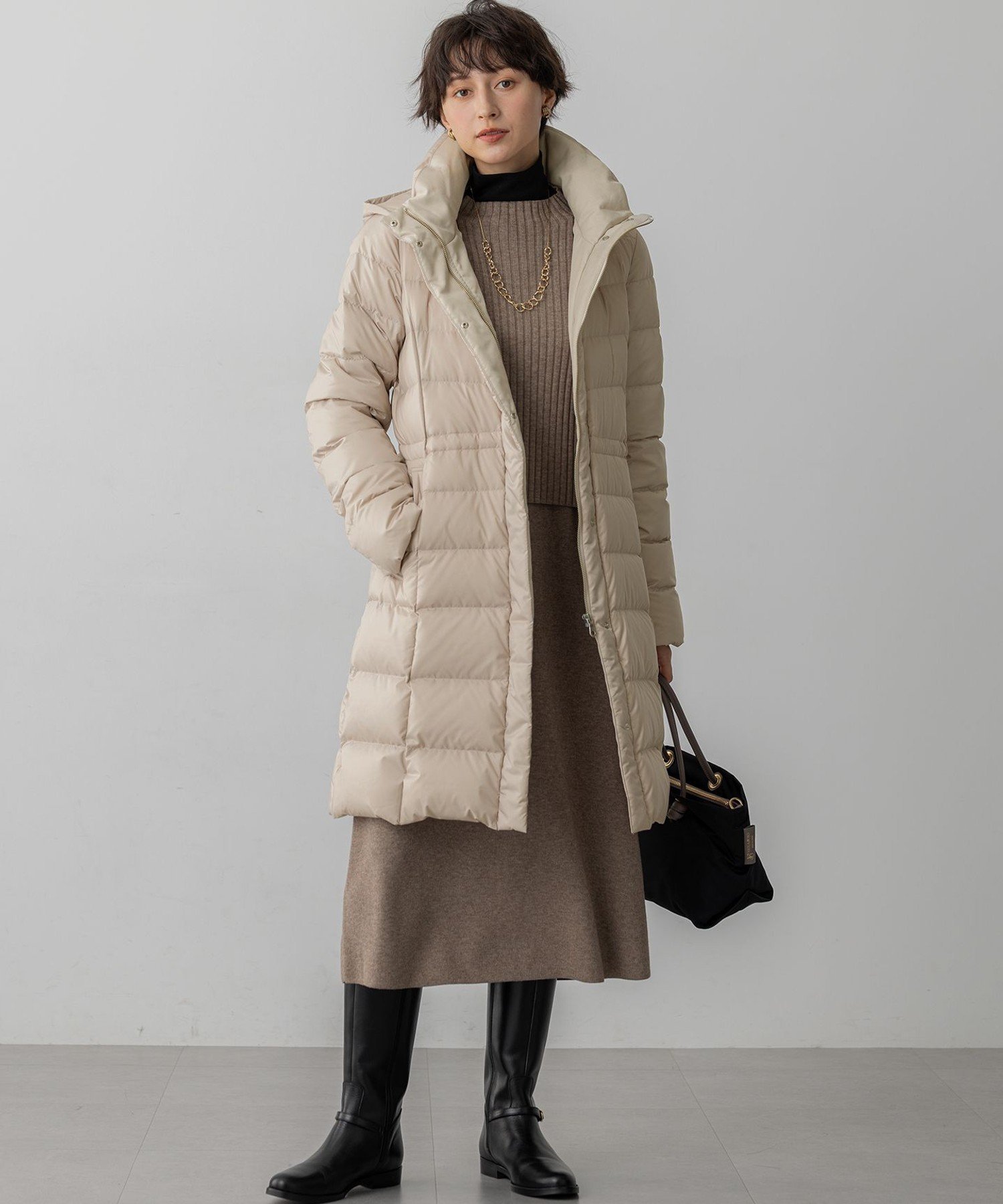 23区｜【洗える】レイヤードニットツイン ワンピース | Rakuten