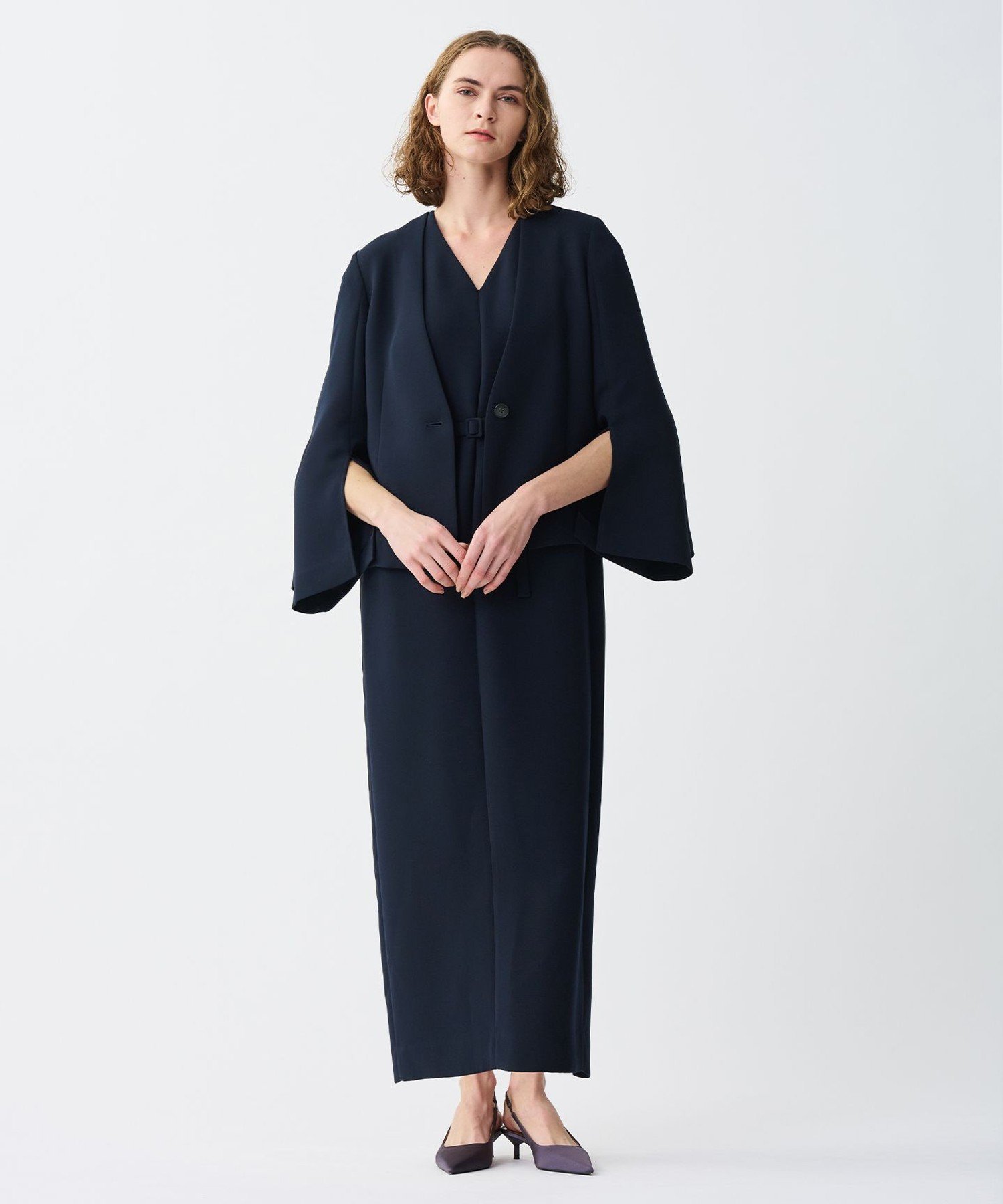 uncrave｜ウォッシャブル ダブルクロス ワンピース | Rakuten Fashion