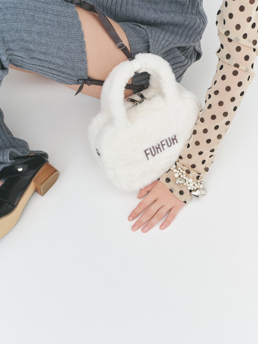 FURFUR｜【限定カラー】エコファースクエアボストンバッグ | Rakuten