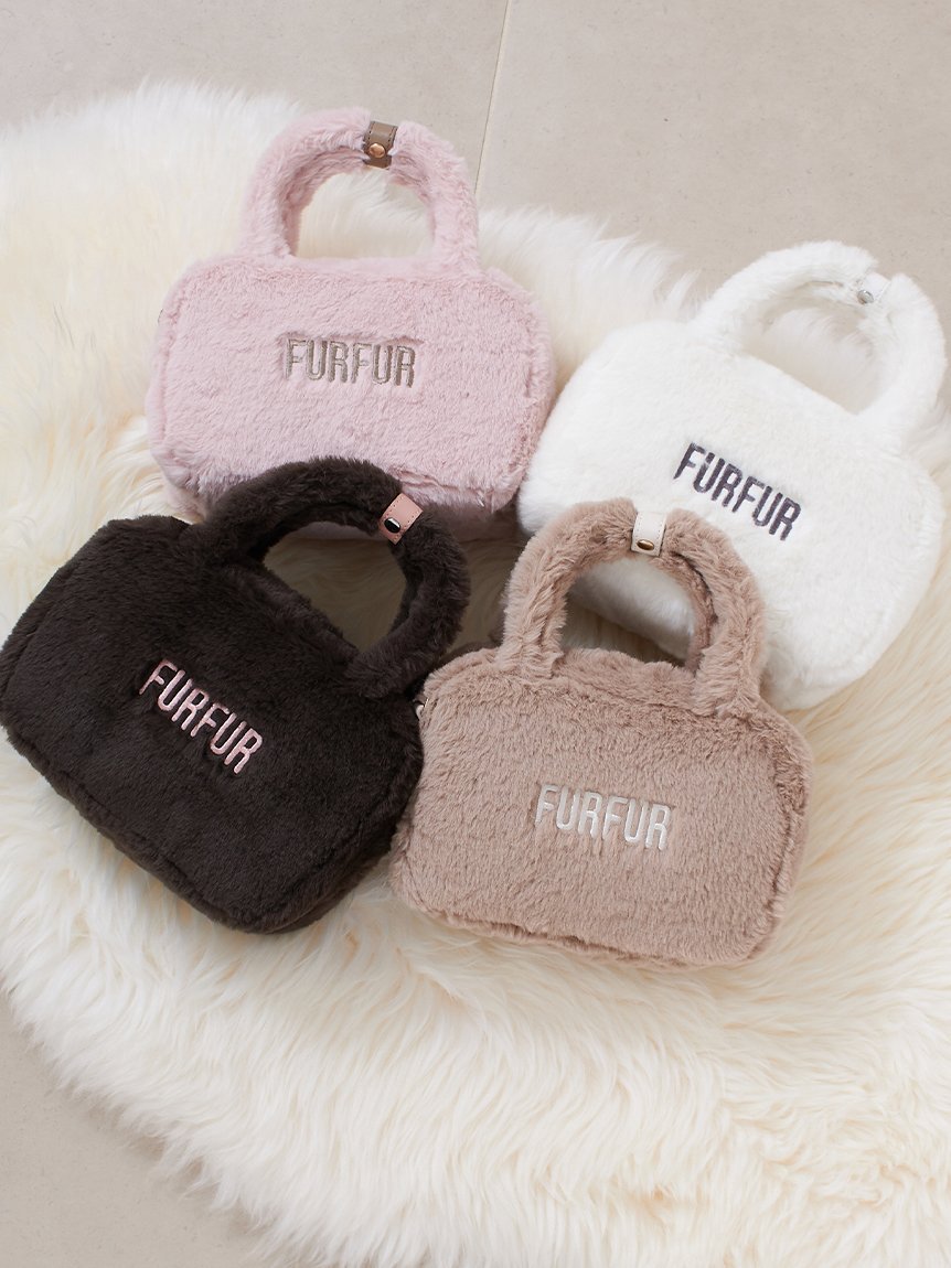 FURFUR｜【限定カラー】エコファースクエアボストンバッグ | Rakuten