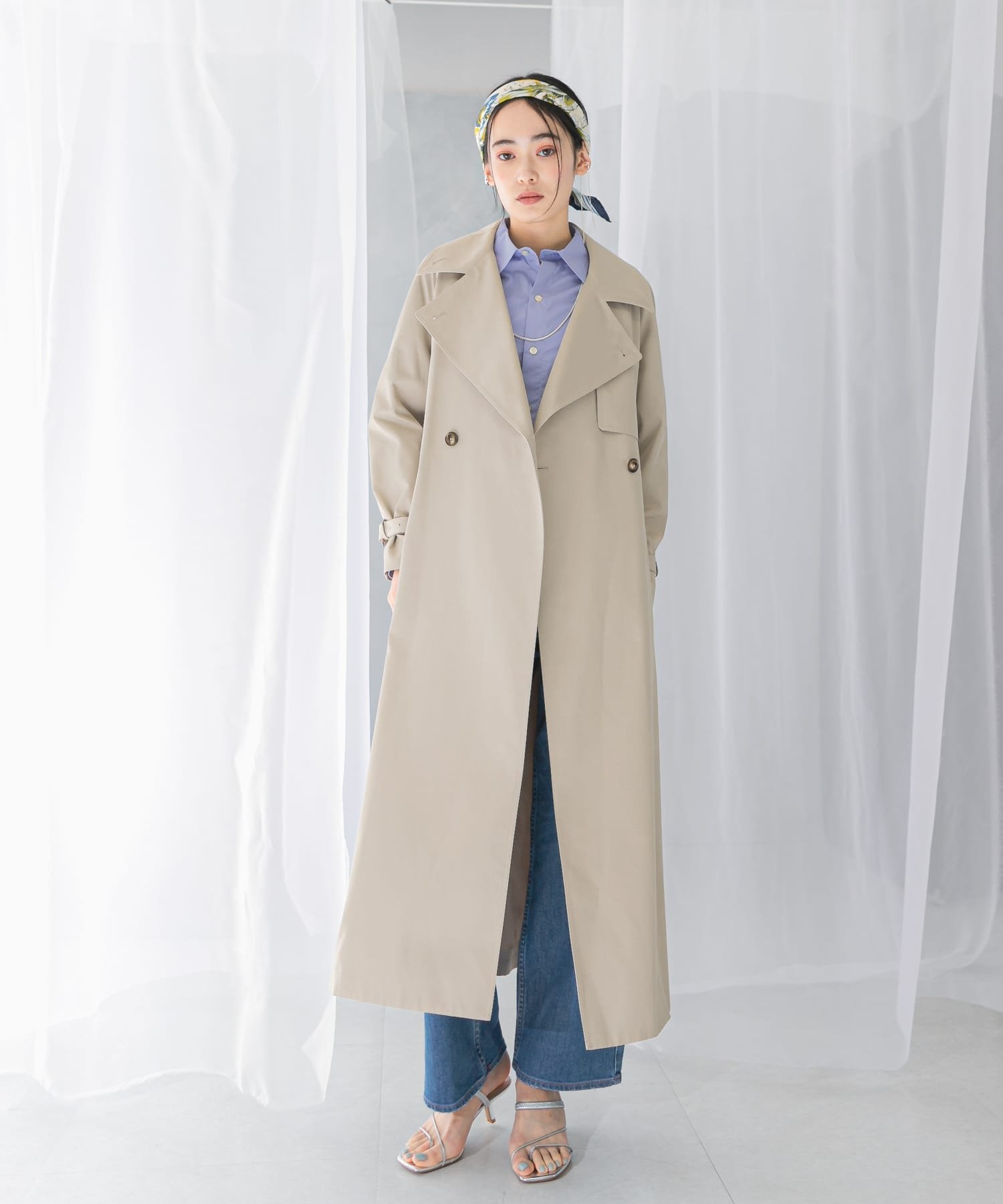 URBAN RESEARCH ROSSO｜撥水オーバートレンチコート | Rakuten Fashion