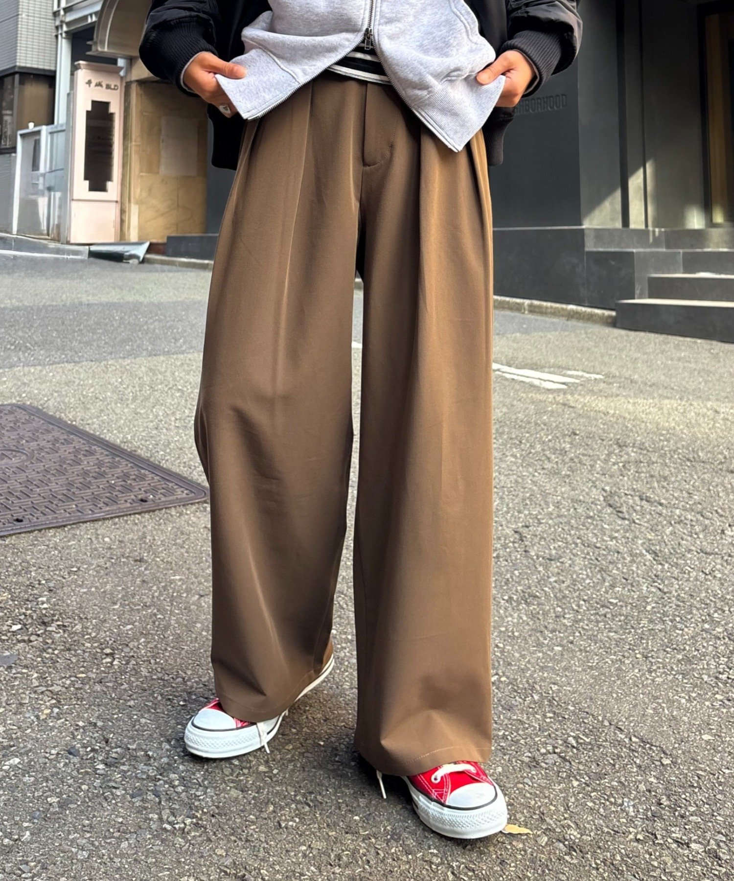 CIAOPANIC TYPY｜【新色追加/3サイズ展開】タックボリュームワイド