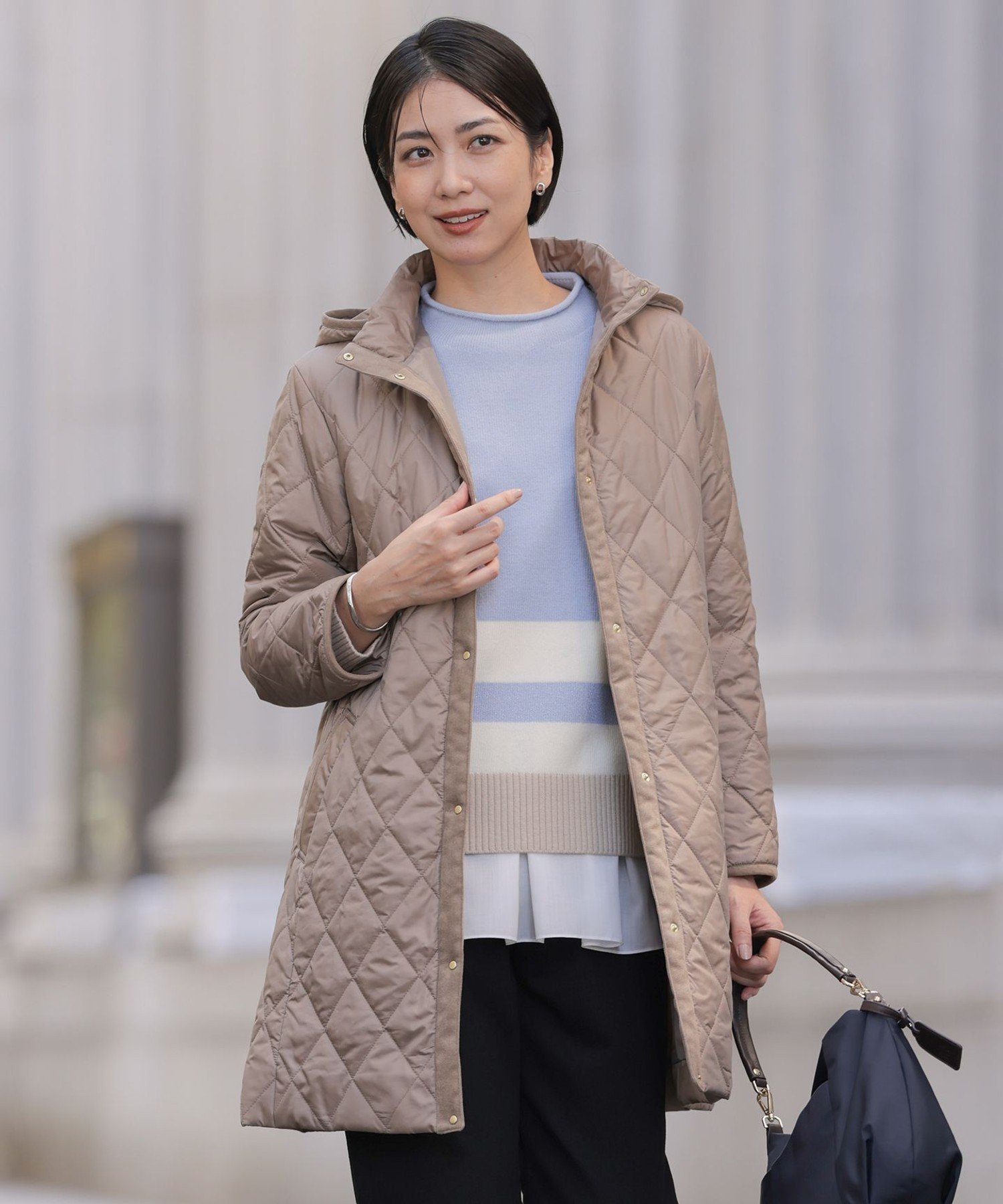 J.PRESS｜【WEB限定カラーあり・2way】コンパクトタフタキルティング