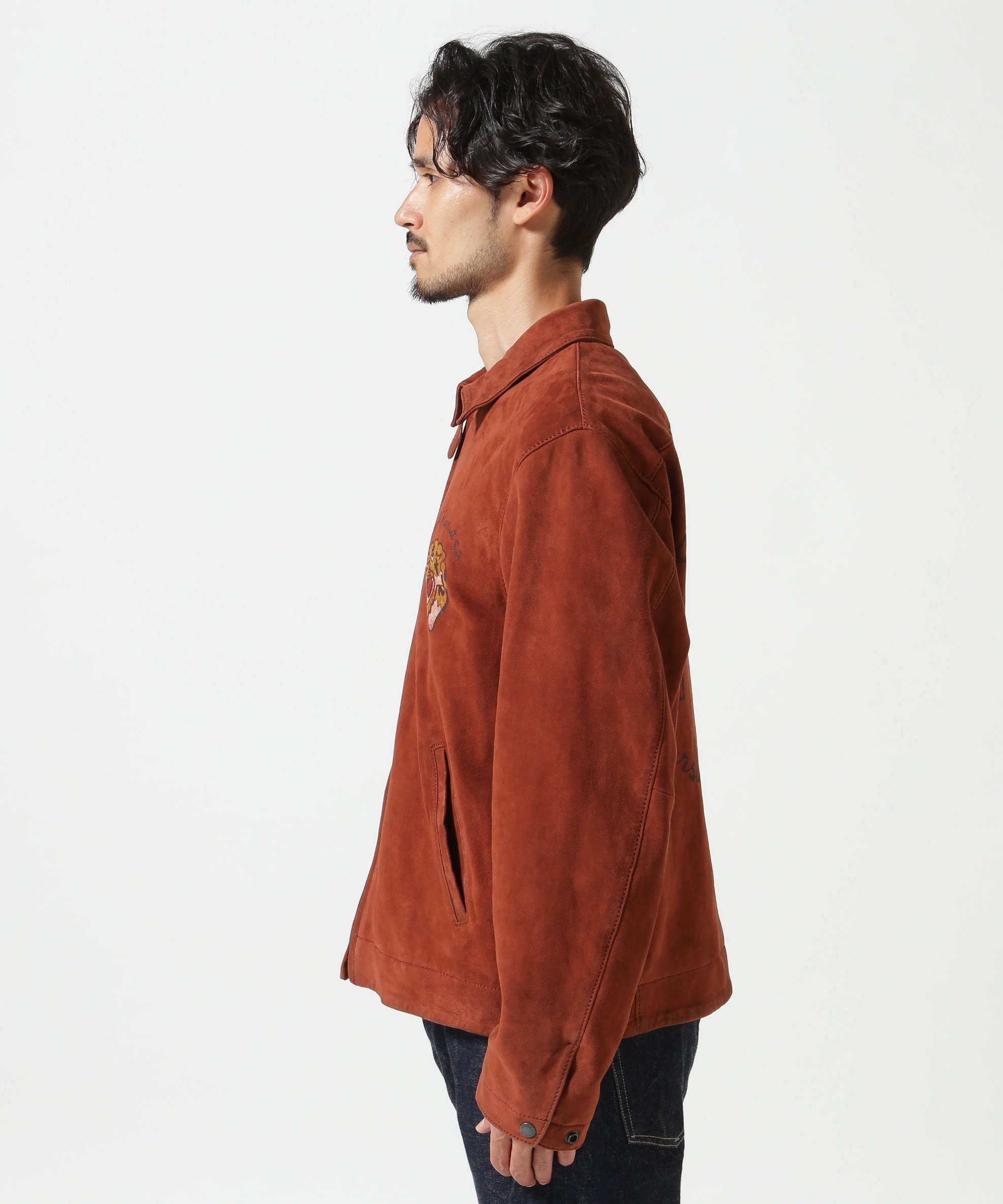AVIREX｜AGED SUEDE SOUVENIR JACKET / エイジド スウェード