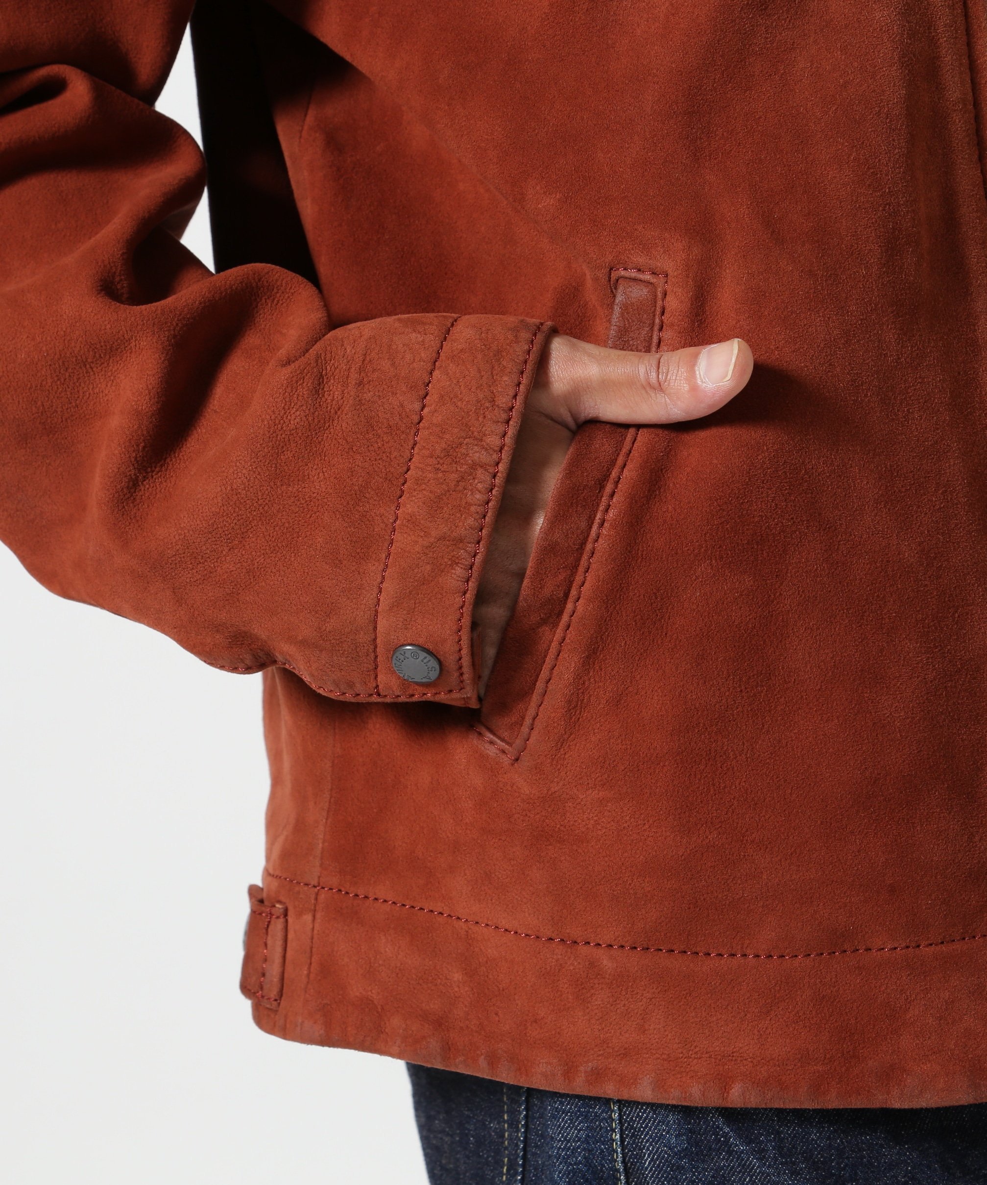 AVIREX｜AGED SUEDE SOUVENIR JACKET / エイジド スウェード