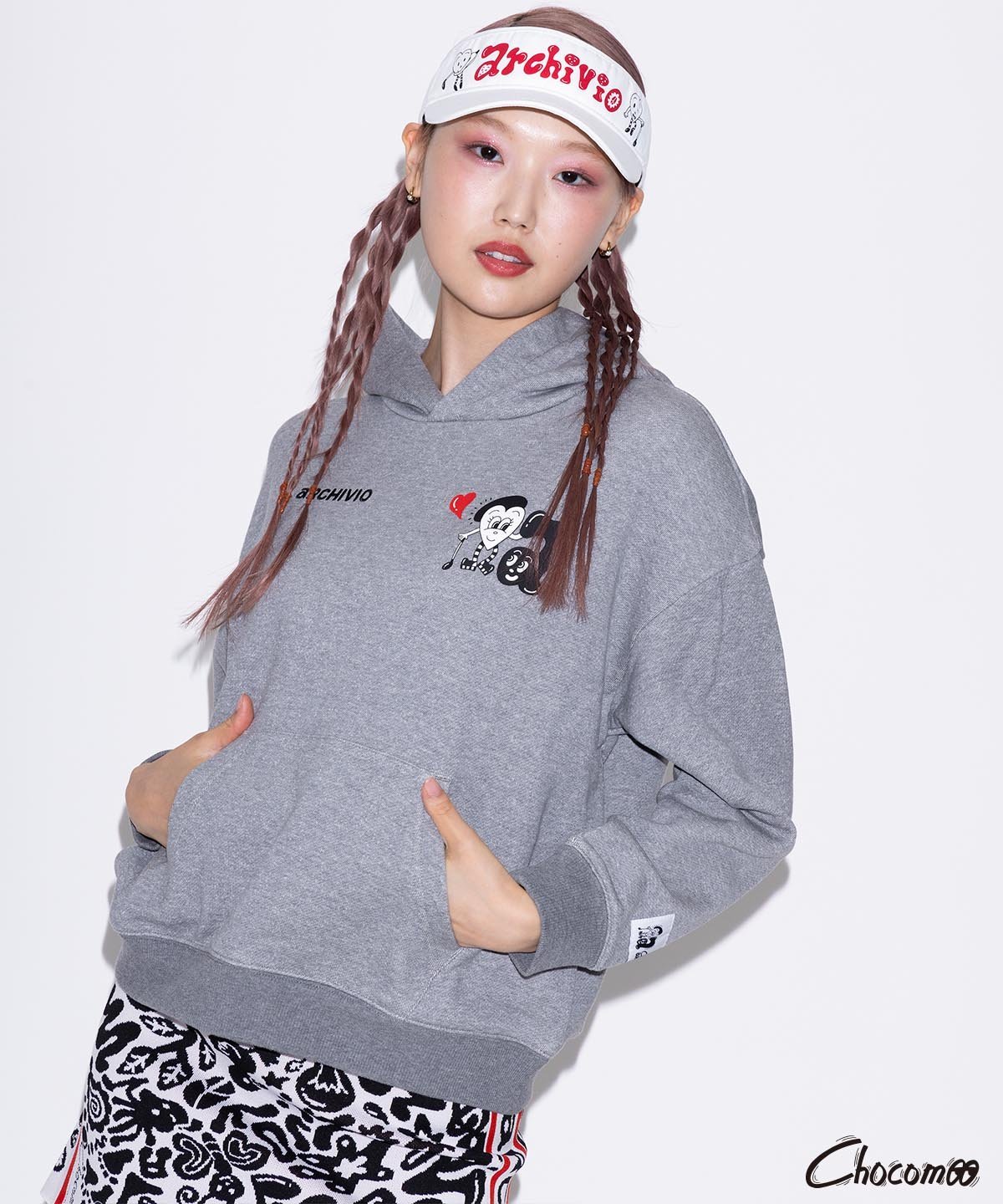 archivio｜【ARCHIVIO*Chocomoo】フードパーカー | Rakuten Fashion
