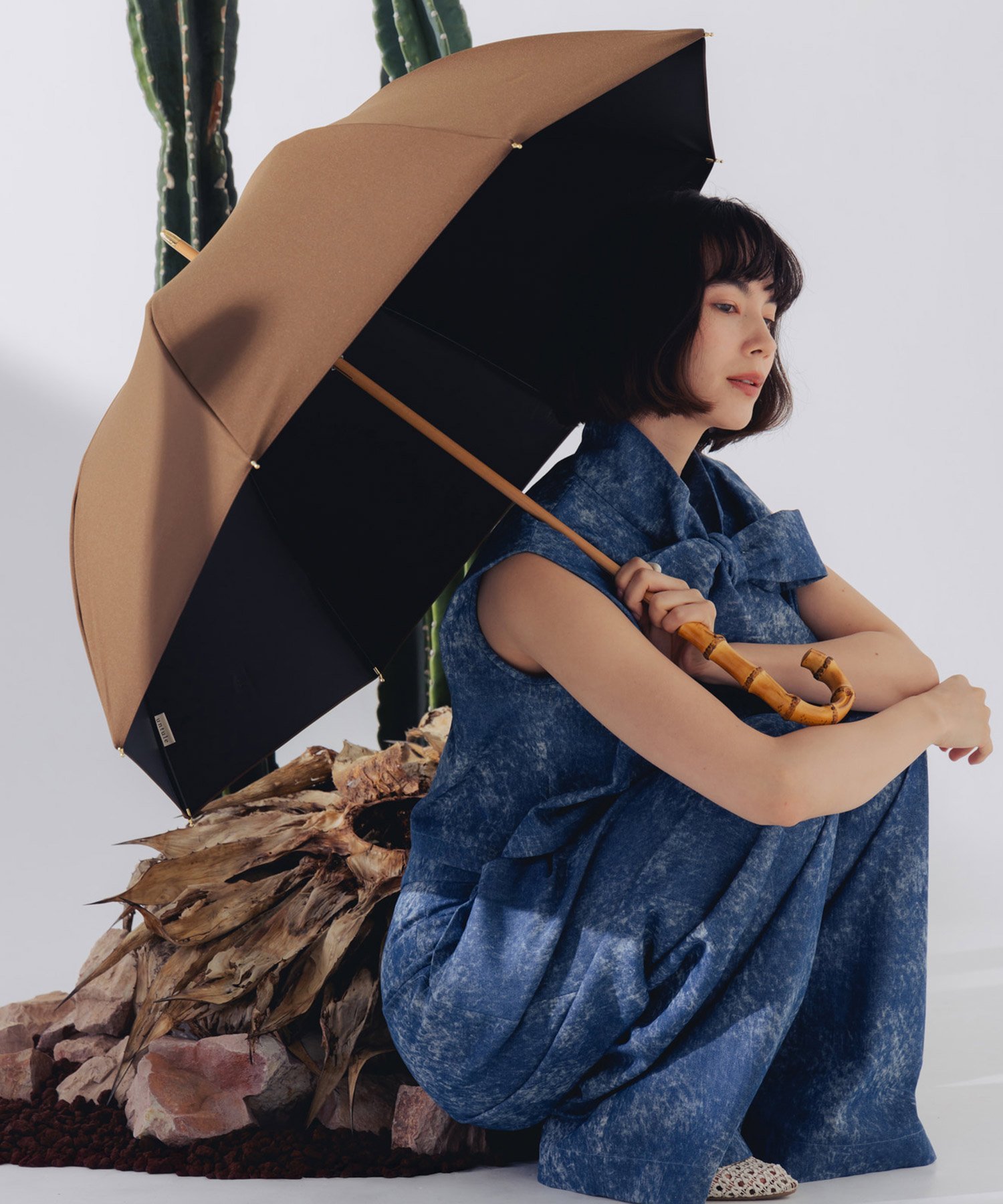 untule｜【完全遮光100%】 長傘 M(55cm)/ワンカラー | Rakuten Fashion