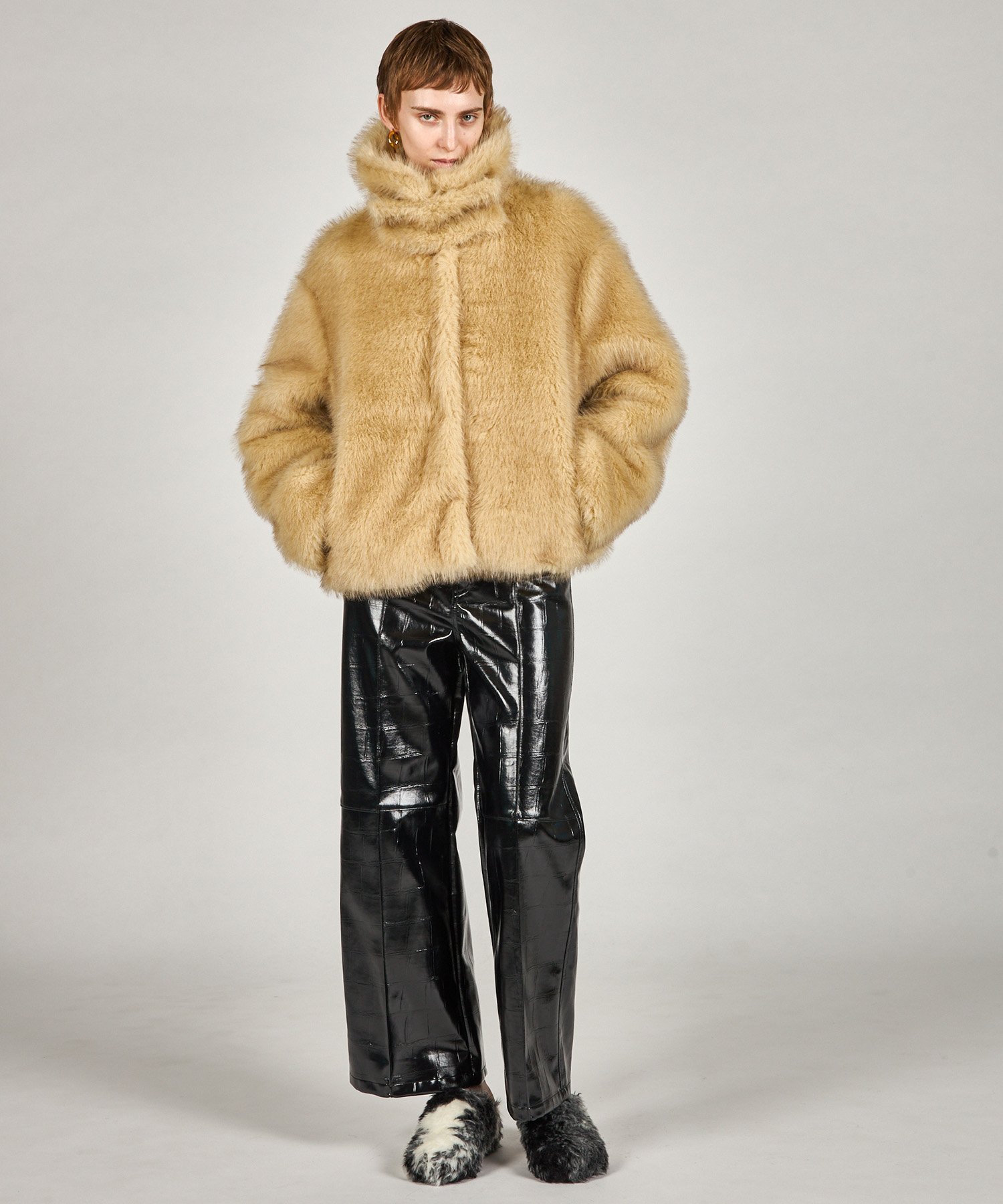 PRANK PROJECT｜フェイクファーショートコート | Rakuten Fashion(楽天