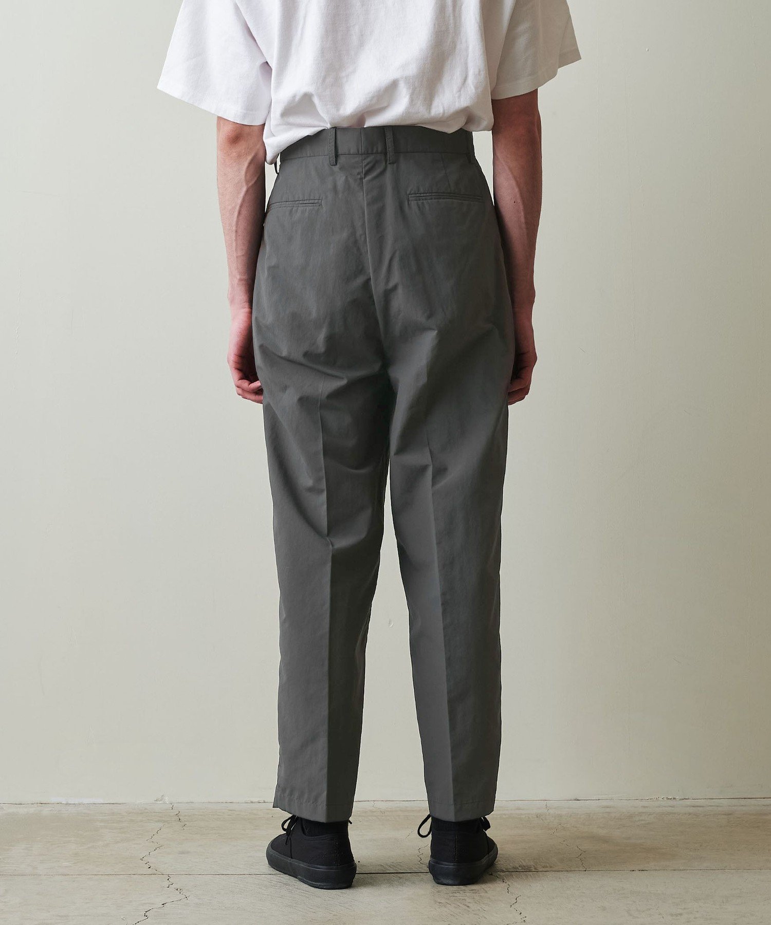Steven Alan ドレストラウザー ヴィンテージツイル インツープリーツ Steven Alan＞ ドリル インツープリーツ ドレス トラウザーズ