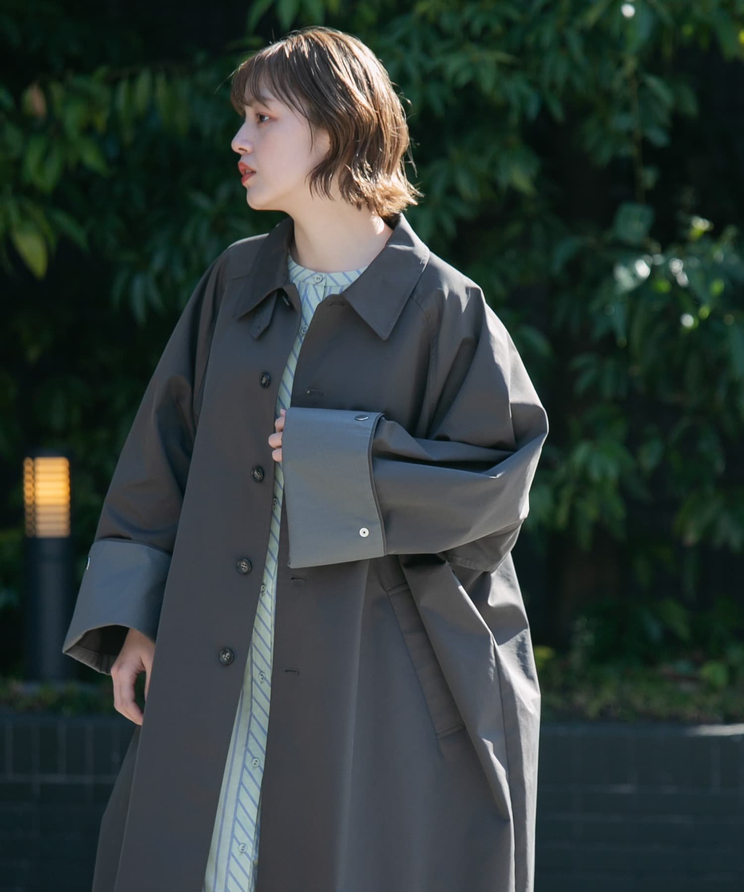 KBF｜ステンカラーBIGBIGコート | Rakuten Fashion(楽天ファッション