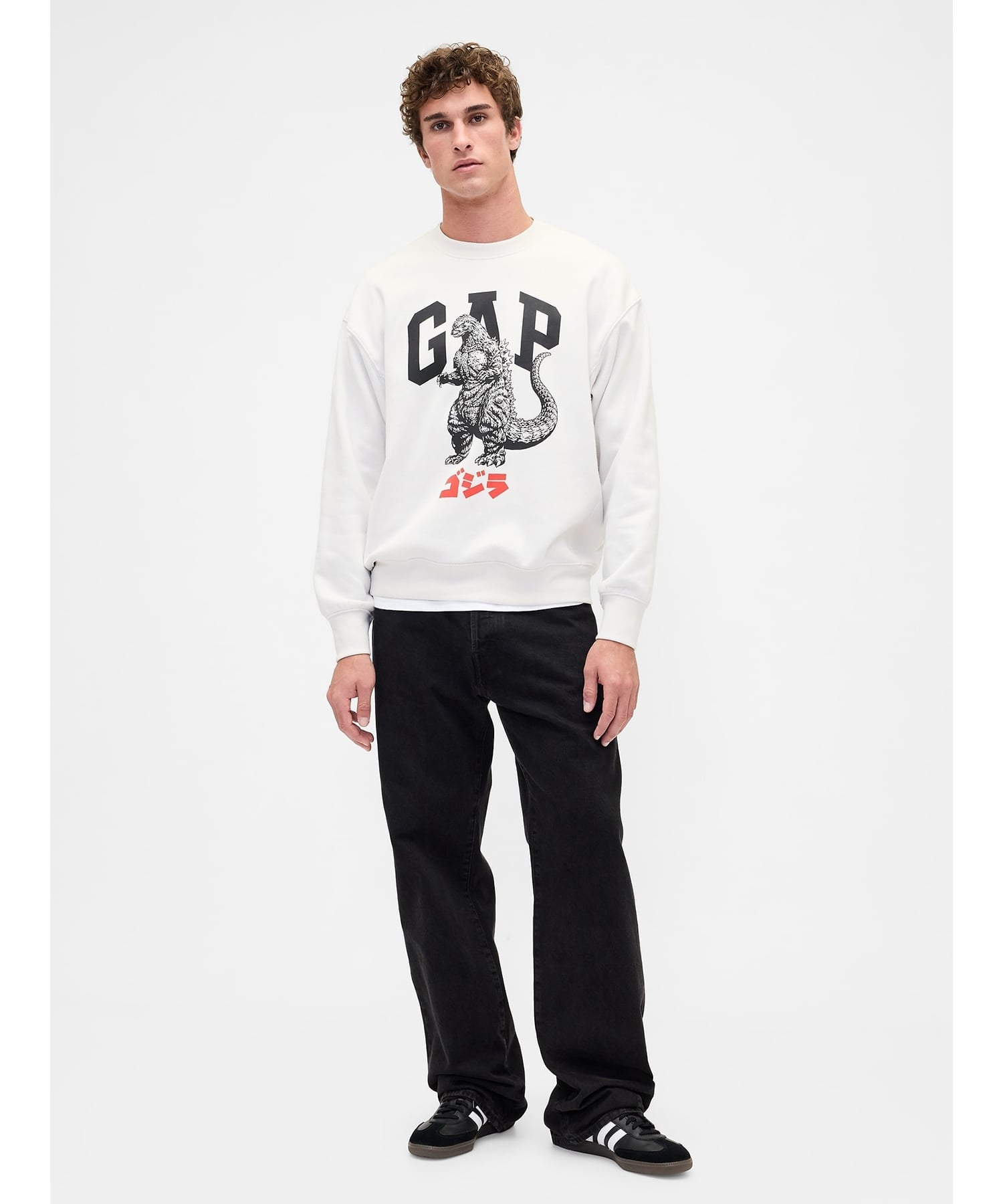 GAP｜(U)ゴジラ ヴィンテージソフト グラフィック GAPロゴ スウェット