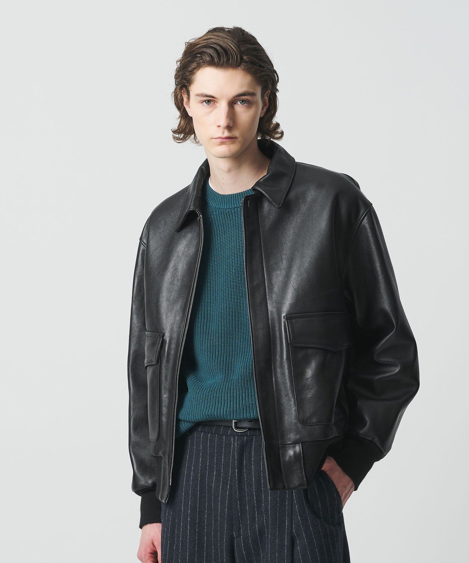 BEAUTY&YOUTH UNITED ARROWS｜シープ レザー A-2 ジャケット | Rakuten