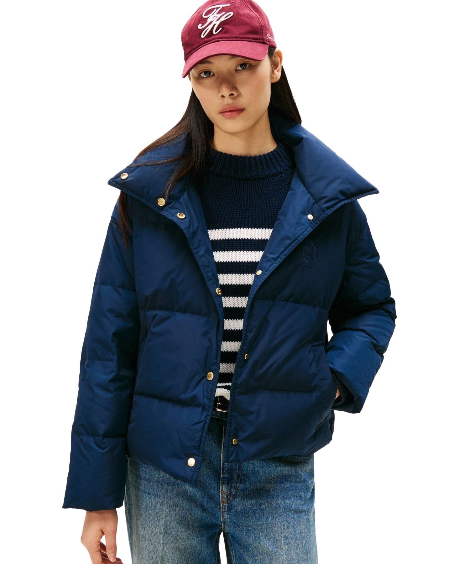 TOMMY HILFIGER｜クレストダウンレギュラージャケット | Rakuten