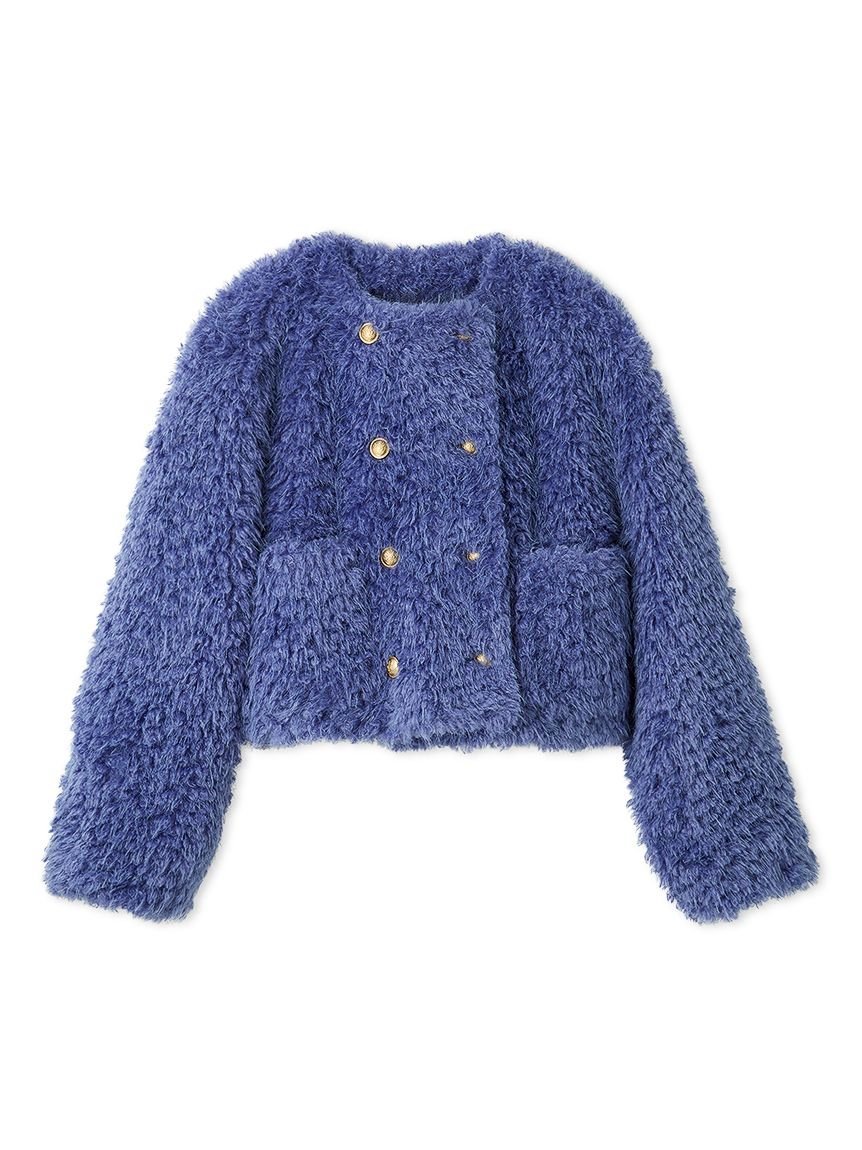 Mila Owen｜金釦フェイクファー短丈ジャケット | Rakuten Fashion(楽天