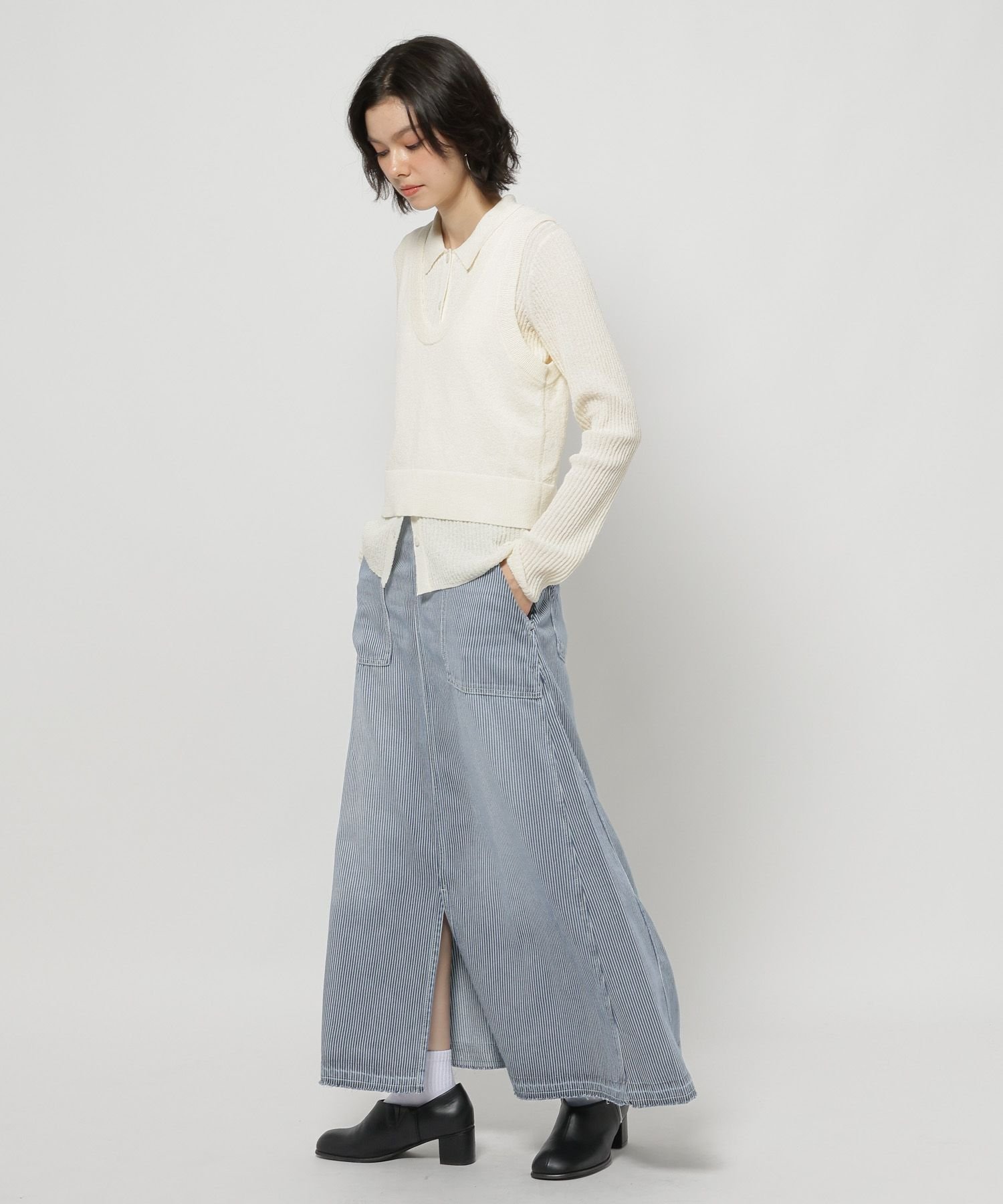 niko and ｜[NKJ 2026SS] スリットロングデニムスカート | Rakuten