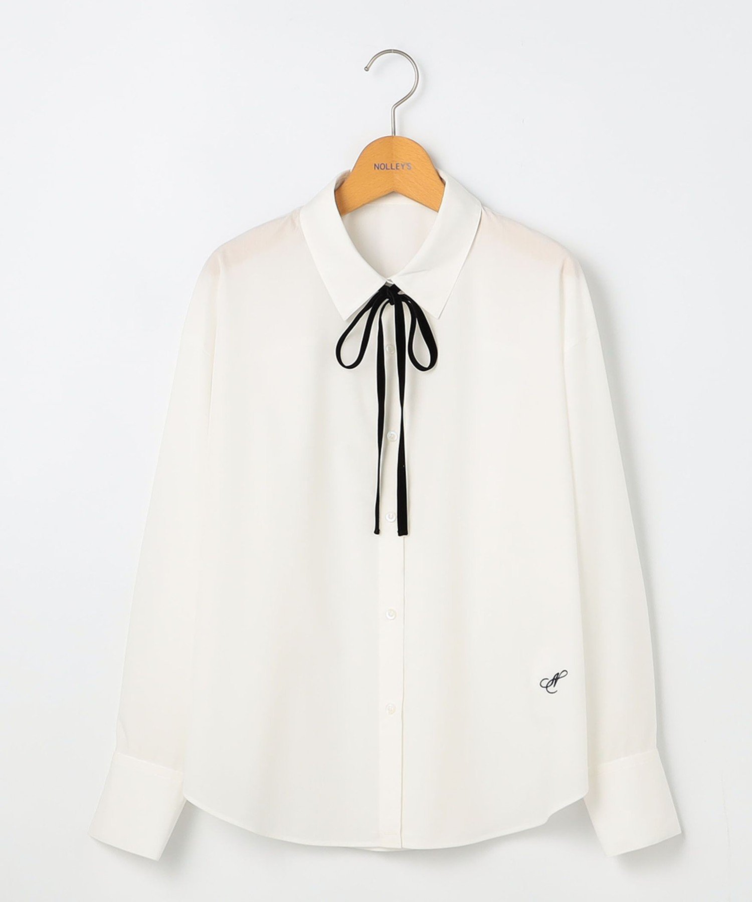 NOLLEY'S｜ウォッシャブルリボン付きシャツ | Rakuten Fashion(楽天