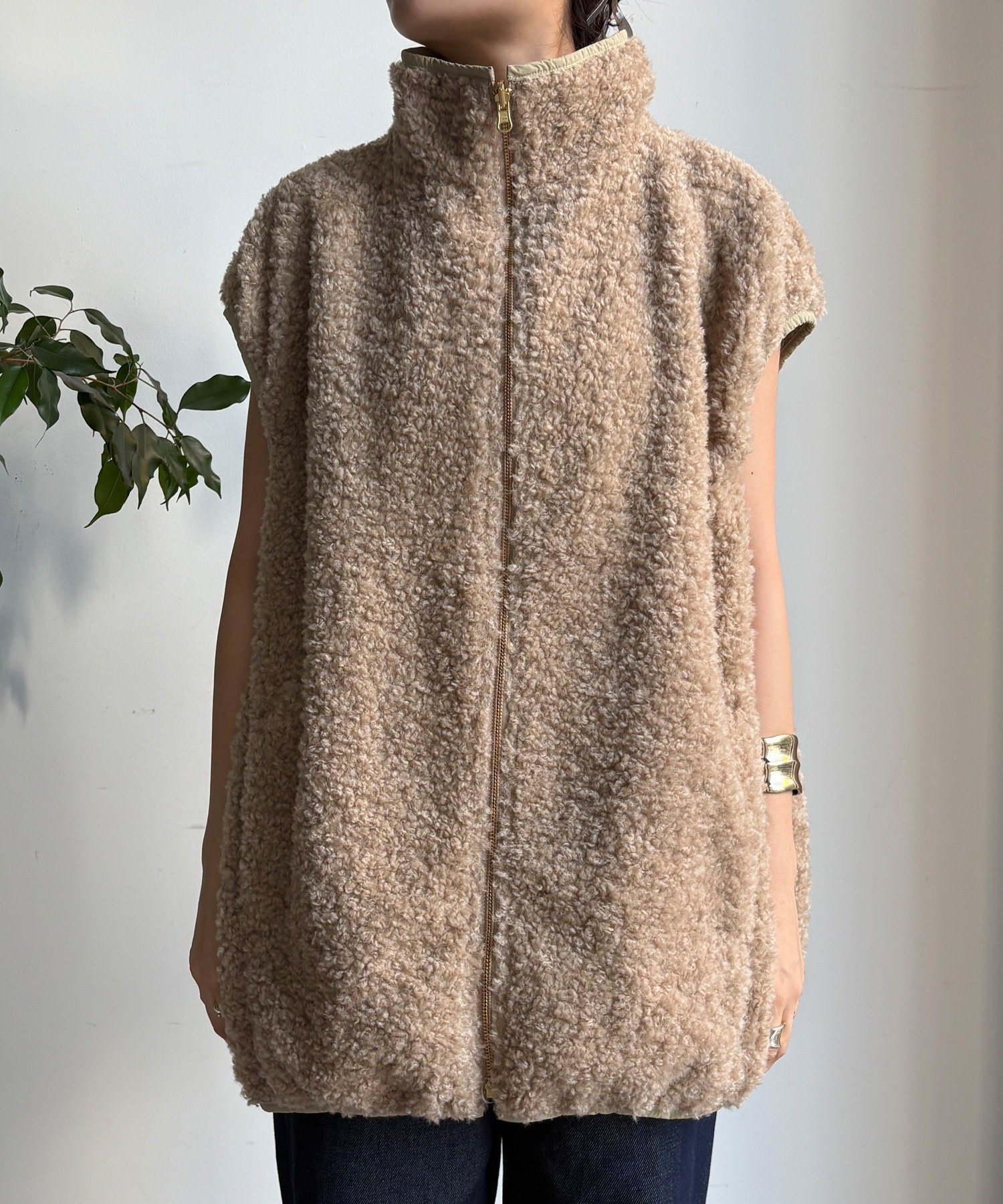DOUDOU｜【WEB限定】リバーシブルボアベスト | Rakuten Fashion(楽天