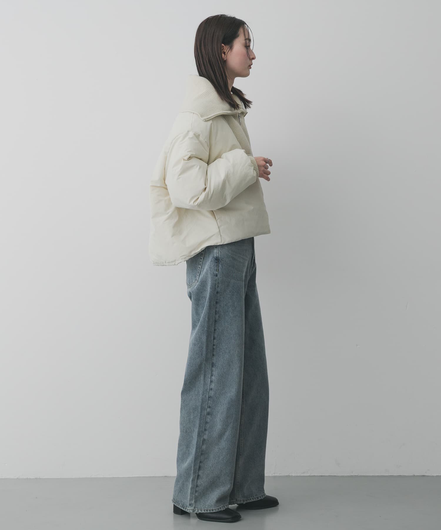 SENSE OF PLACE｜ビッグカラーショートパフジャケット | Rakuten