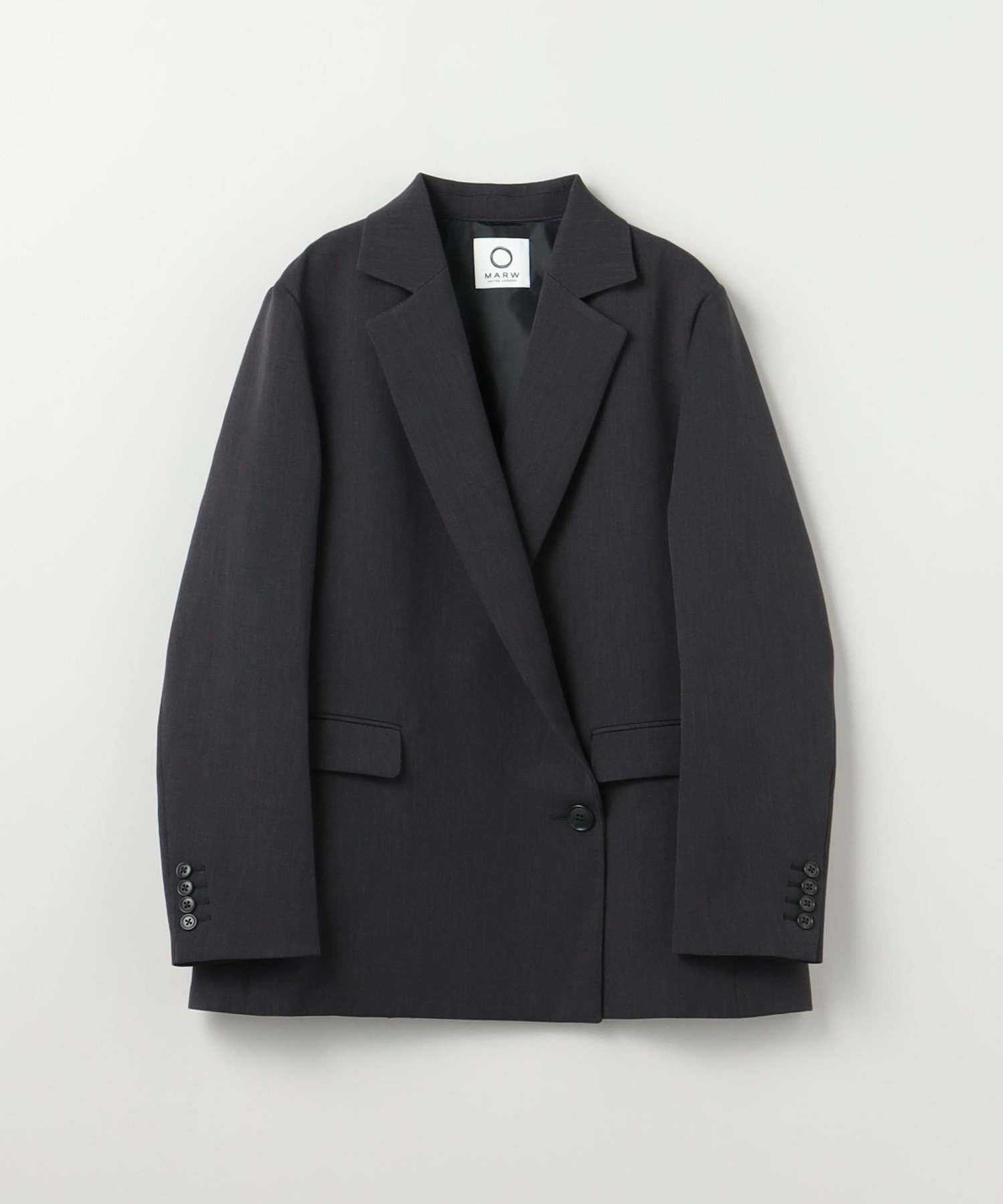 新品未使用✨今季✨MARW バックアシンメトリージャケット 36 UNITED ARROWS｜<MARW UNITED ARROWS>バック アシンメトリー