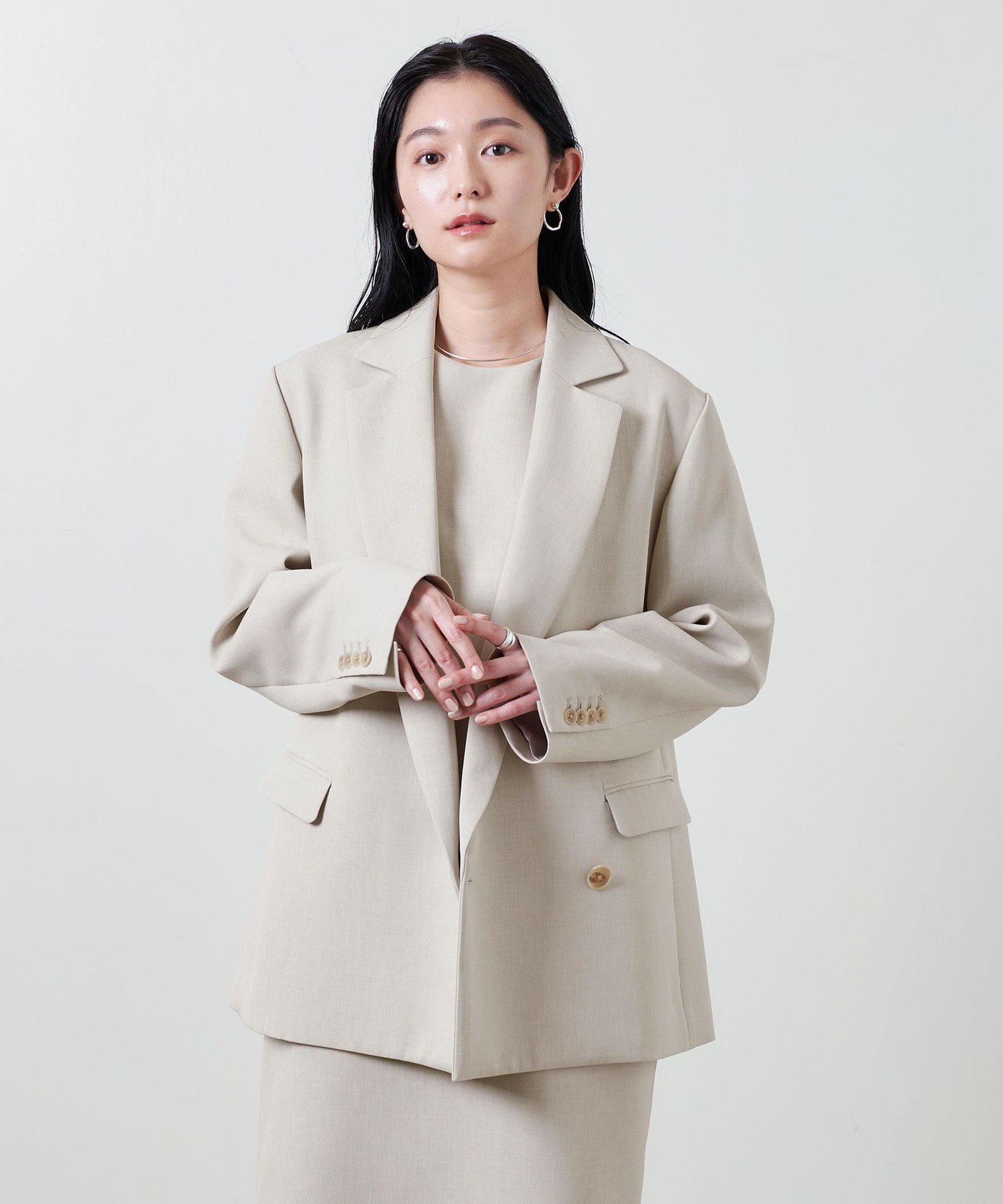 36＜MARW UNITED ARROWS＞バック アシンメトリー ジャケット MARW UNITED ARROWS（マルゥ ユナイテッドアローズ）の「＜MARW UNITED