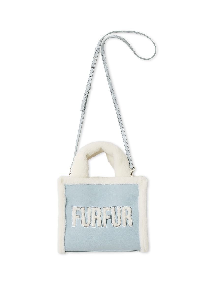 FURFUR｜【WEB・一部店舗限定カラー】ムートンロゴトートバッグ