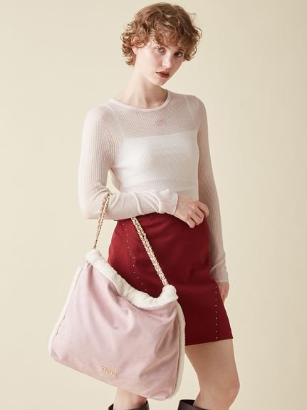 FURFUR｜【WEB限定カラー】マテリアル巾着バッグ | Rakuten Fashion