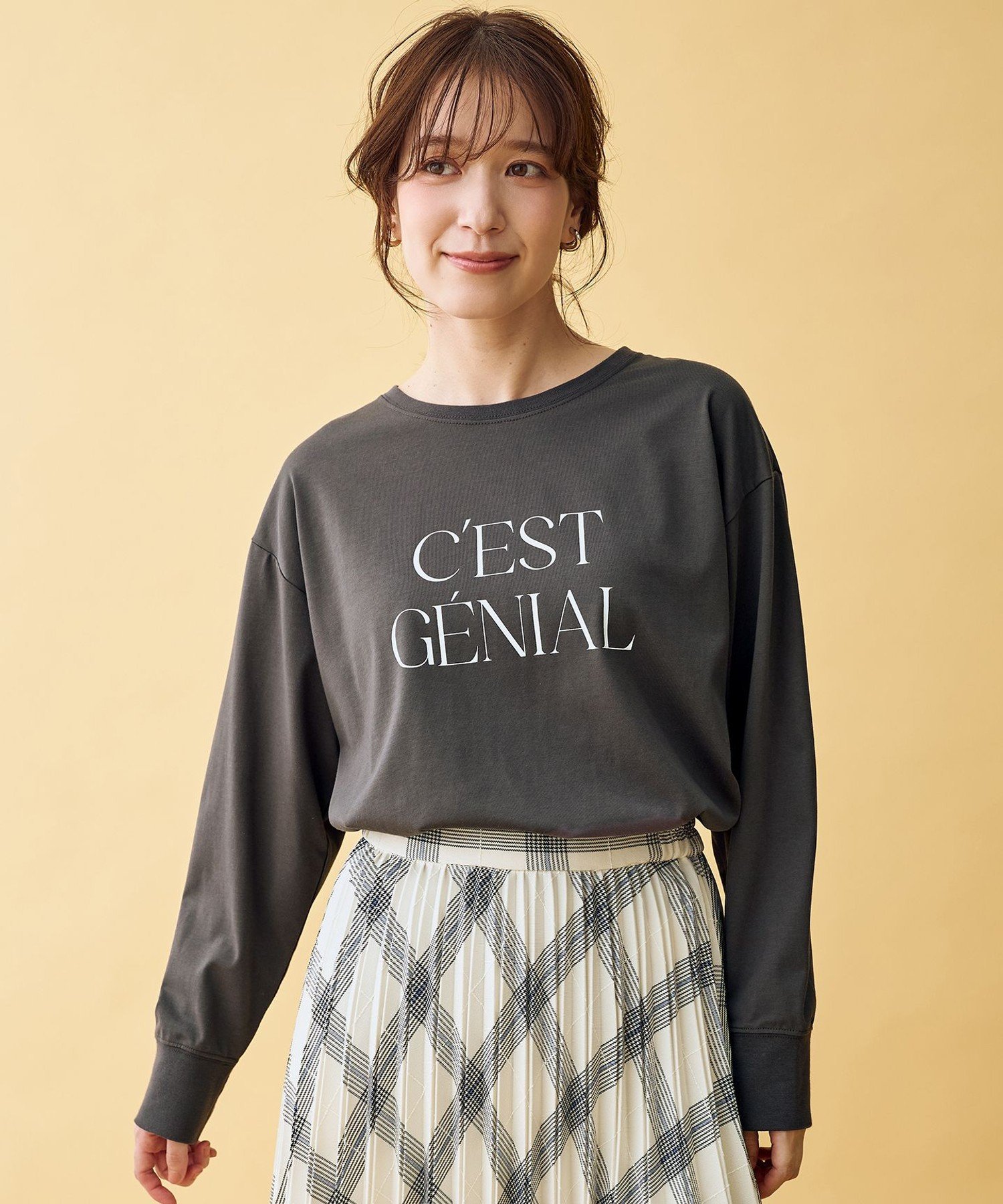 ANY｜ロゴロングスリーブTシャツ | Rakuten Fashion(楽天ファッション