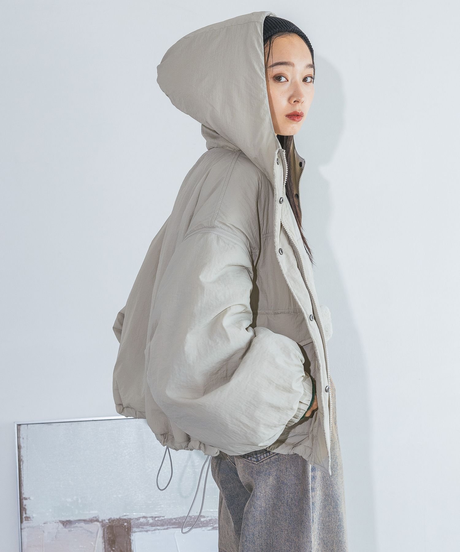 JEANASIS｜ソデ2WAYモンスターパーカーショートコート | Rakuten