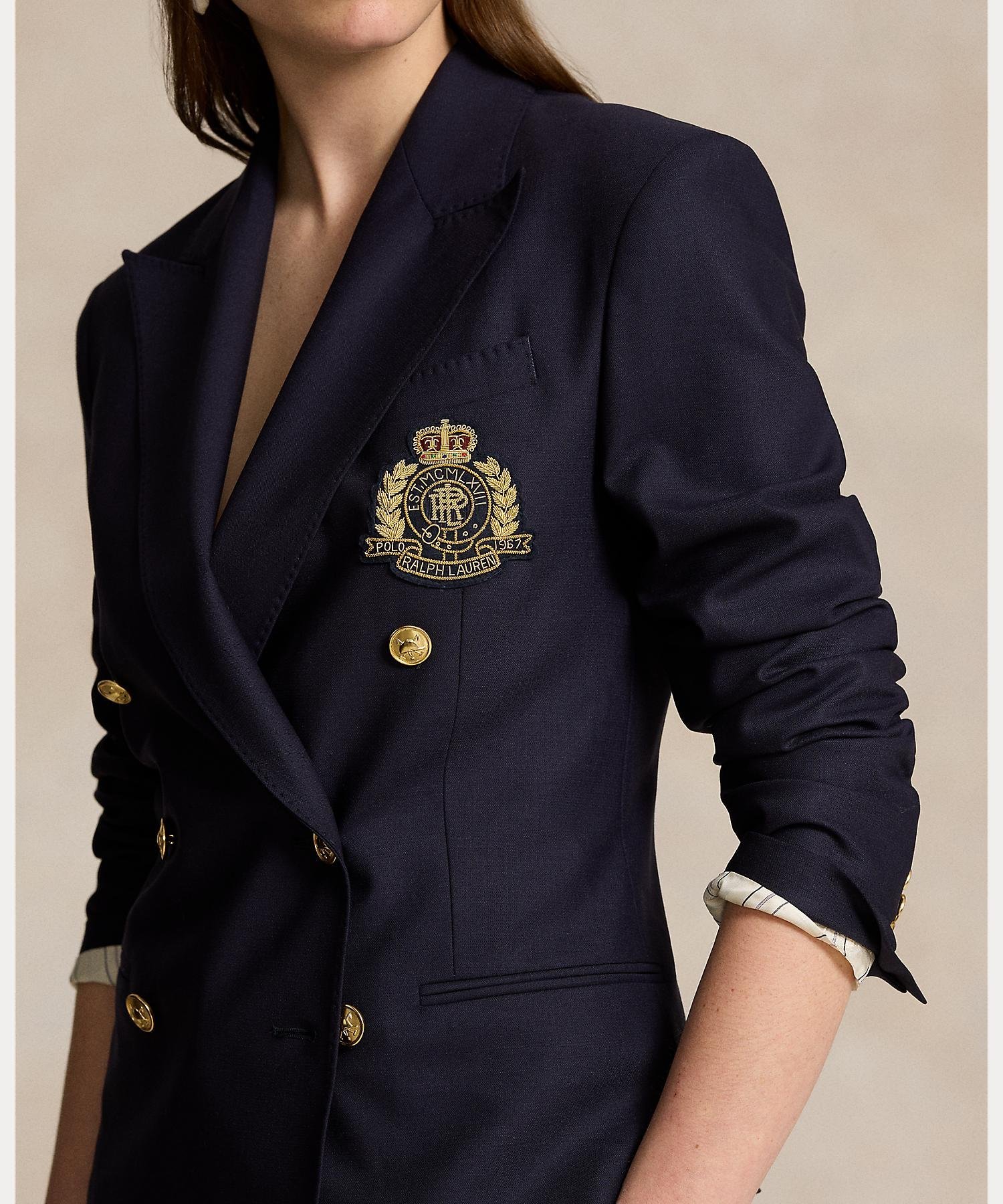 RALPH LAUREN｜ダブルブレステッド クレスト ブレザー | Rakuten