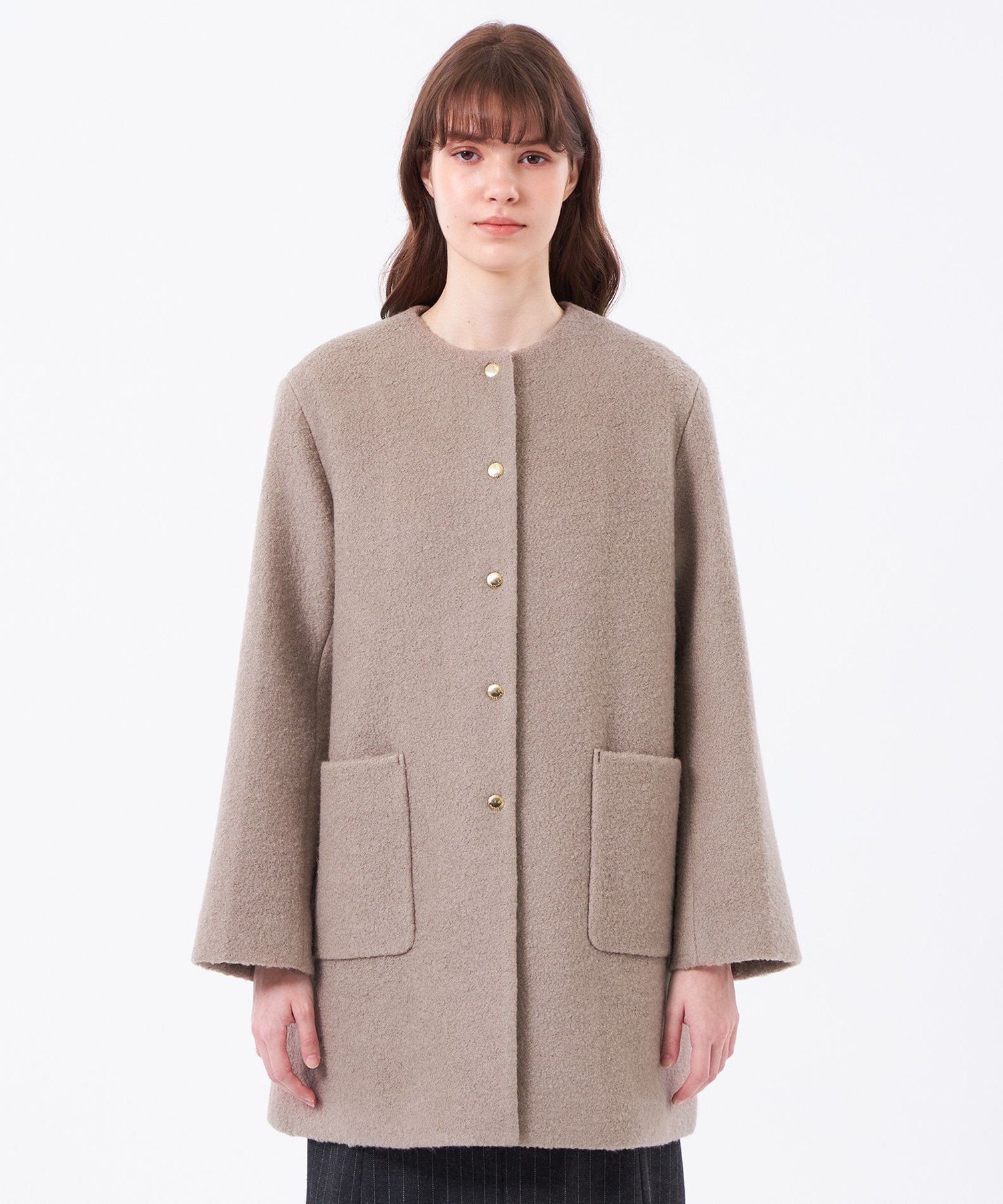 MACKINTOSH PHILOSOPHY｜【WEB&一部店舗限定】ウールパイルノーカラー