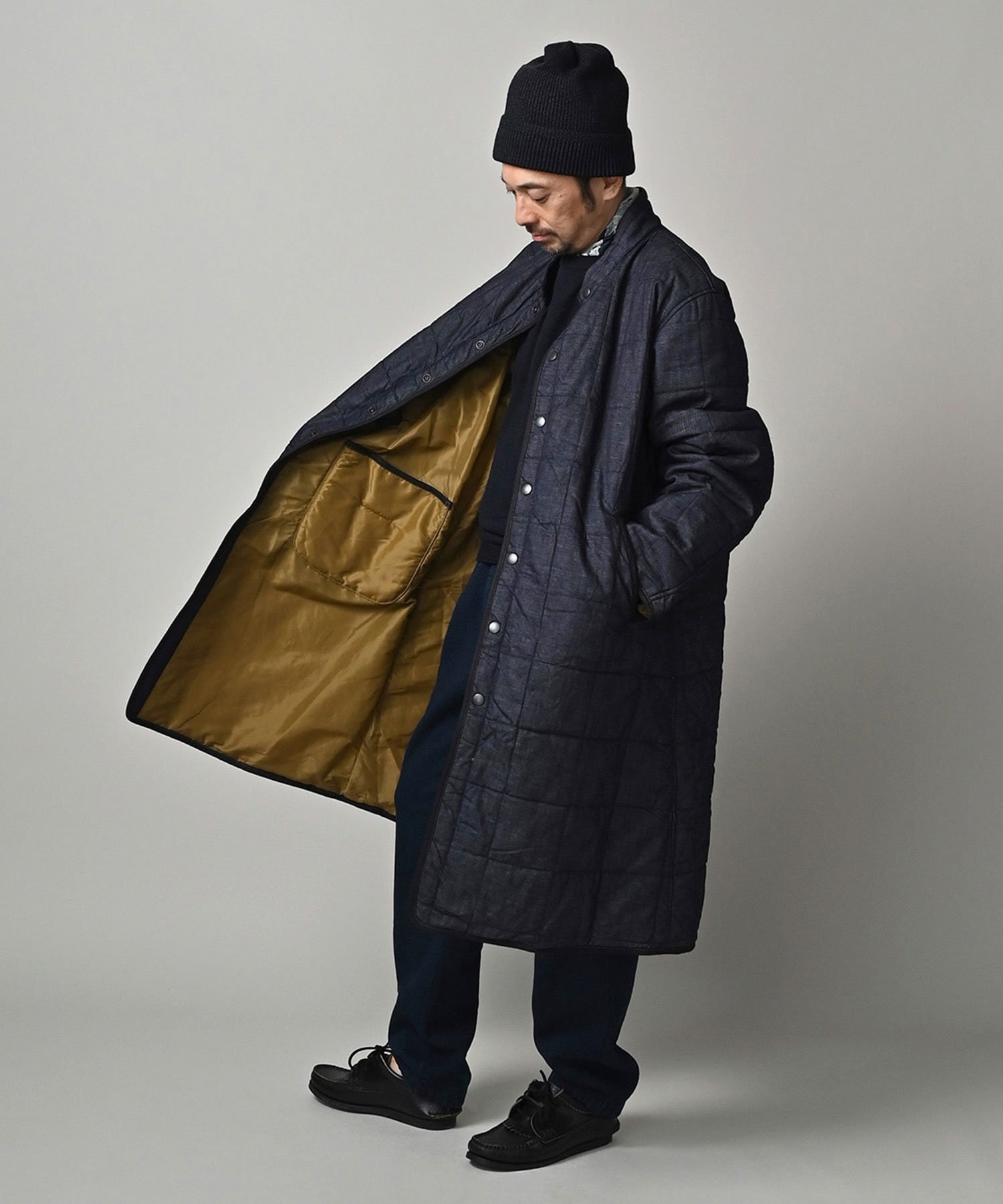 45R｜45プチデニムの908キルティングコート(濃) | Rakuten Fashion