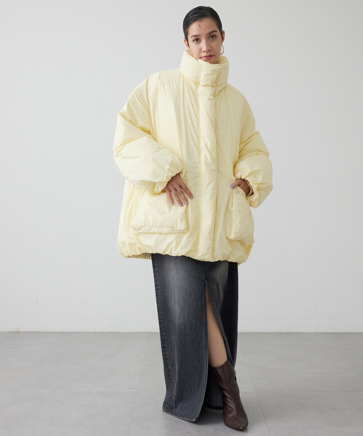 Whim Gazette｜【THE PAUSE】ミドルダウンコート | Rakuten Fashion