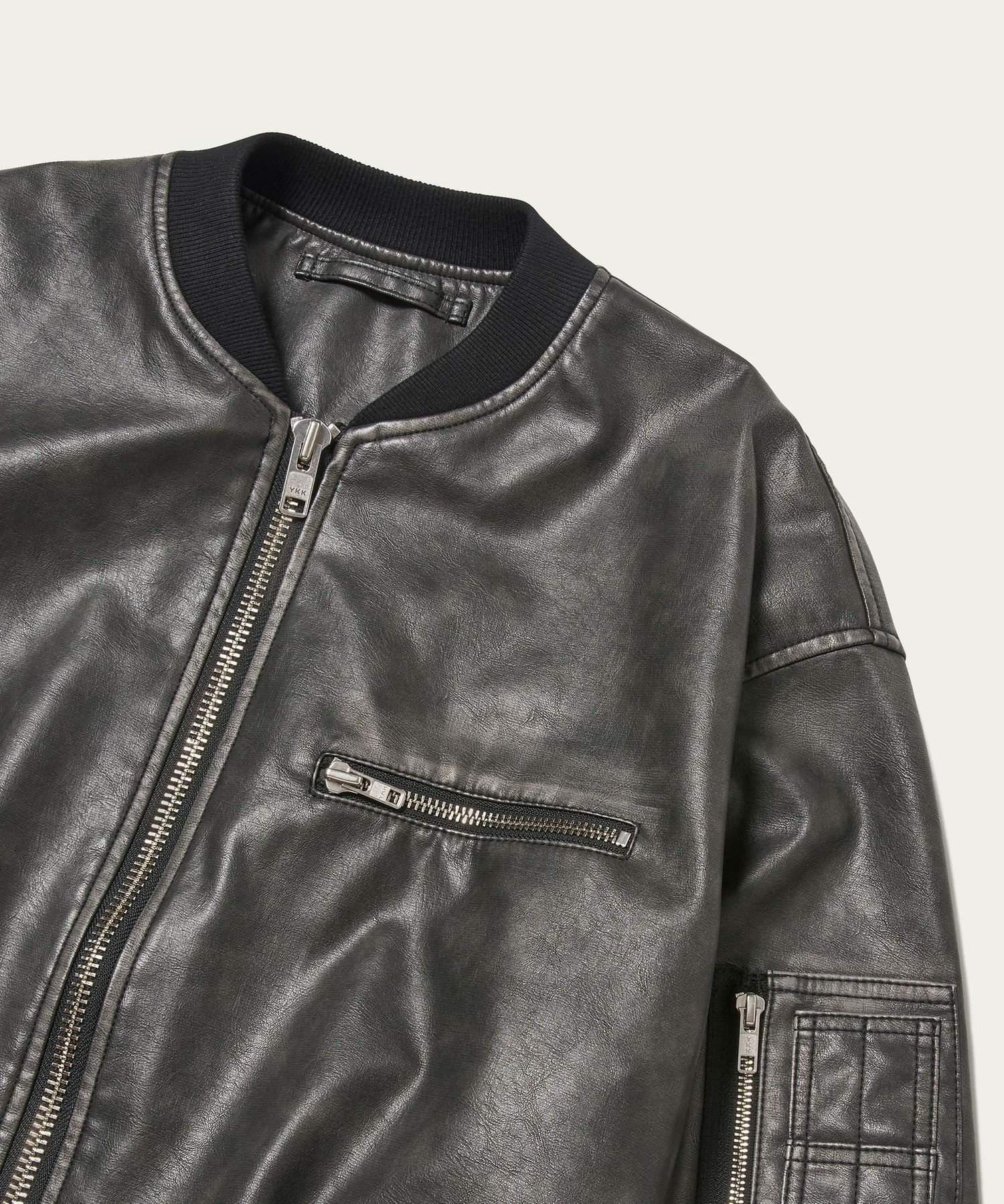 UNITED ARROWS LTD. OUTLET｜レザーライク ボンバー ジャケット