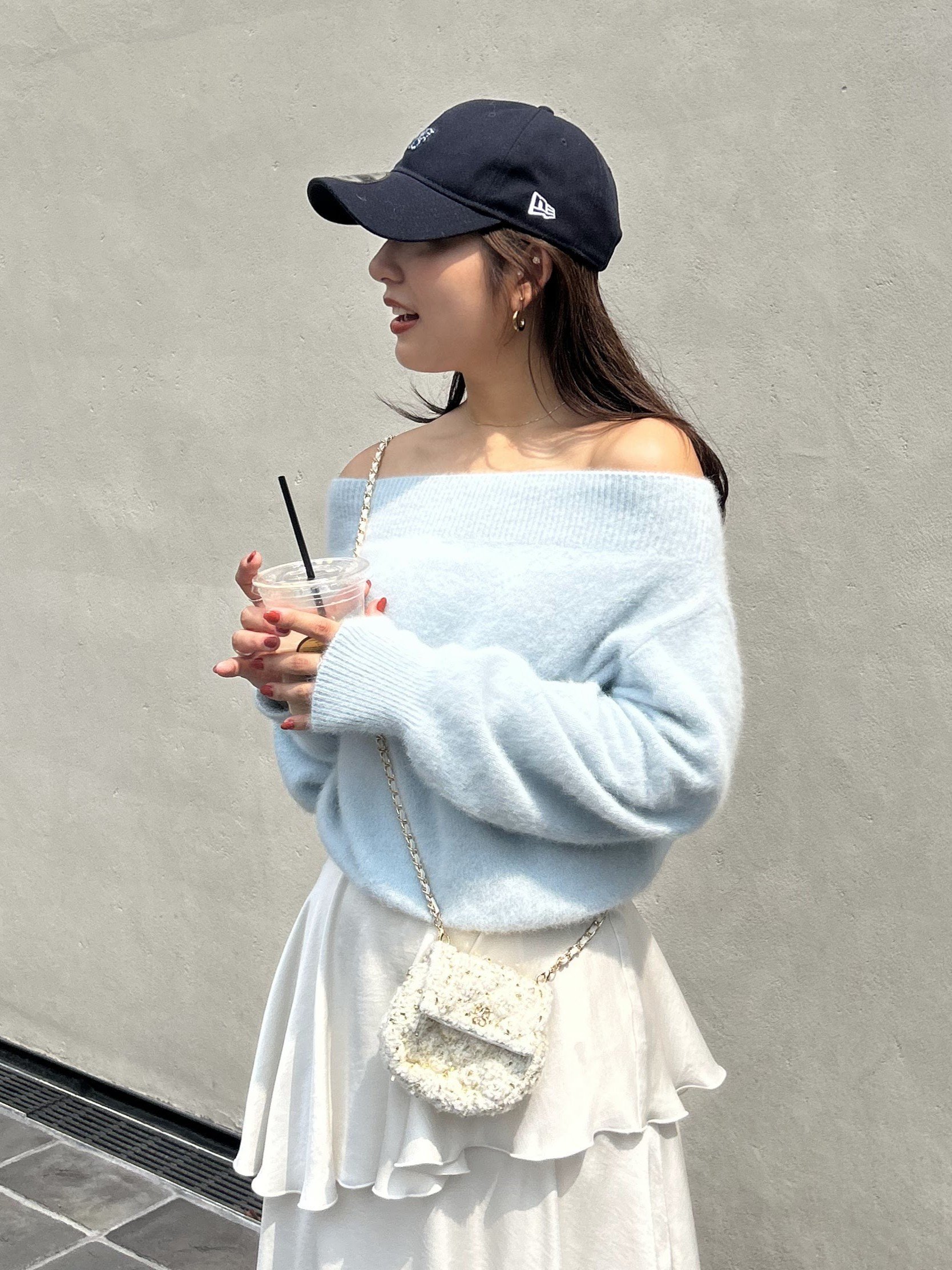 SNIDEL｜フォックスアルパカオフショルプルオーバー | Rakuten Fashion