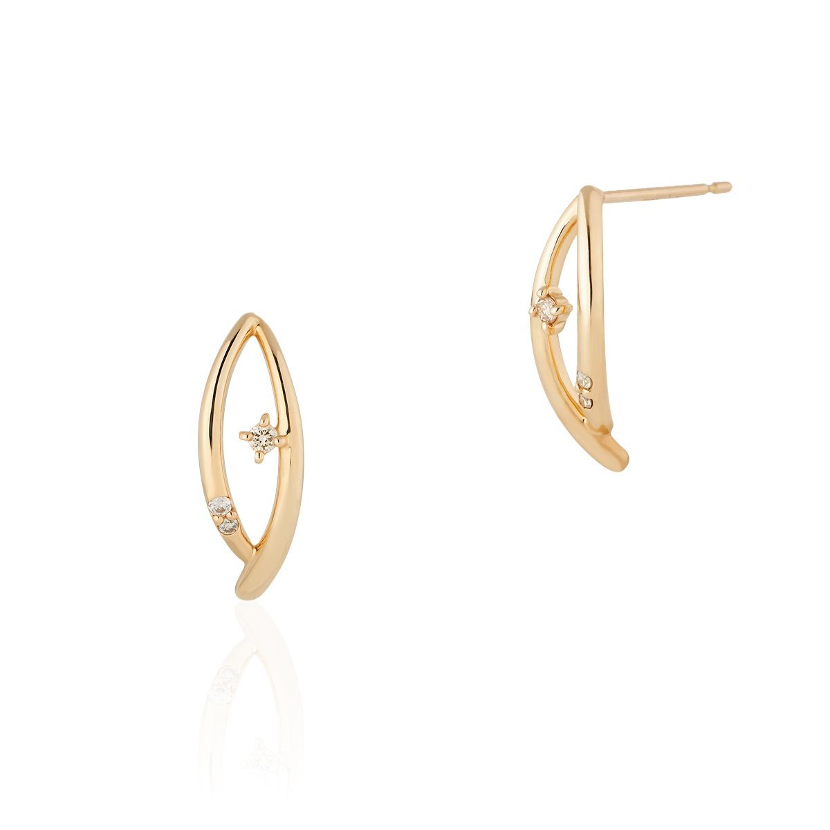 4℃｜K10 4°Cアクアゴールド ピアス | Rakuten Fashion(楽天