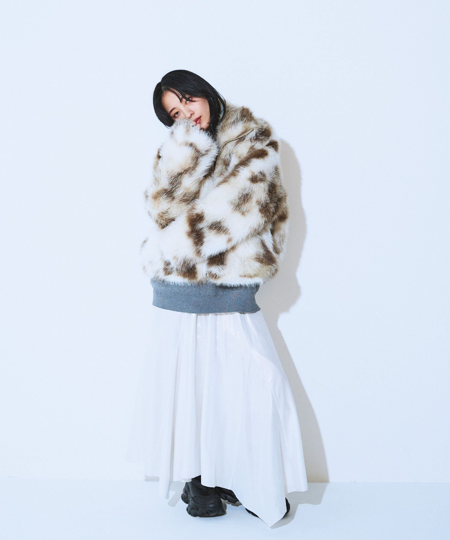 JEANASIS｜MIXカラーファーブルゾン | Rakuten Fashion(楽天